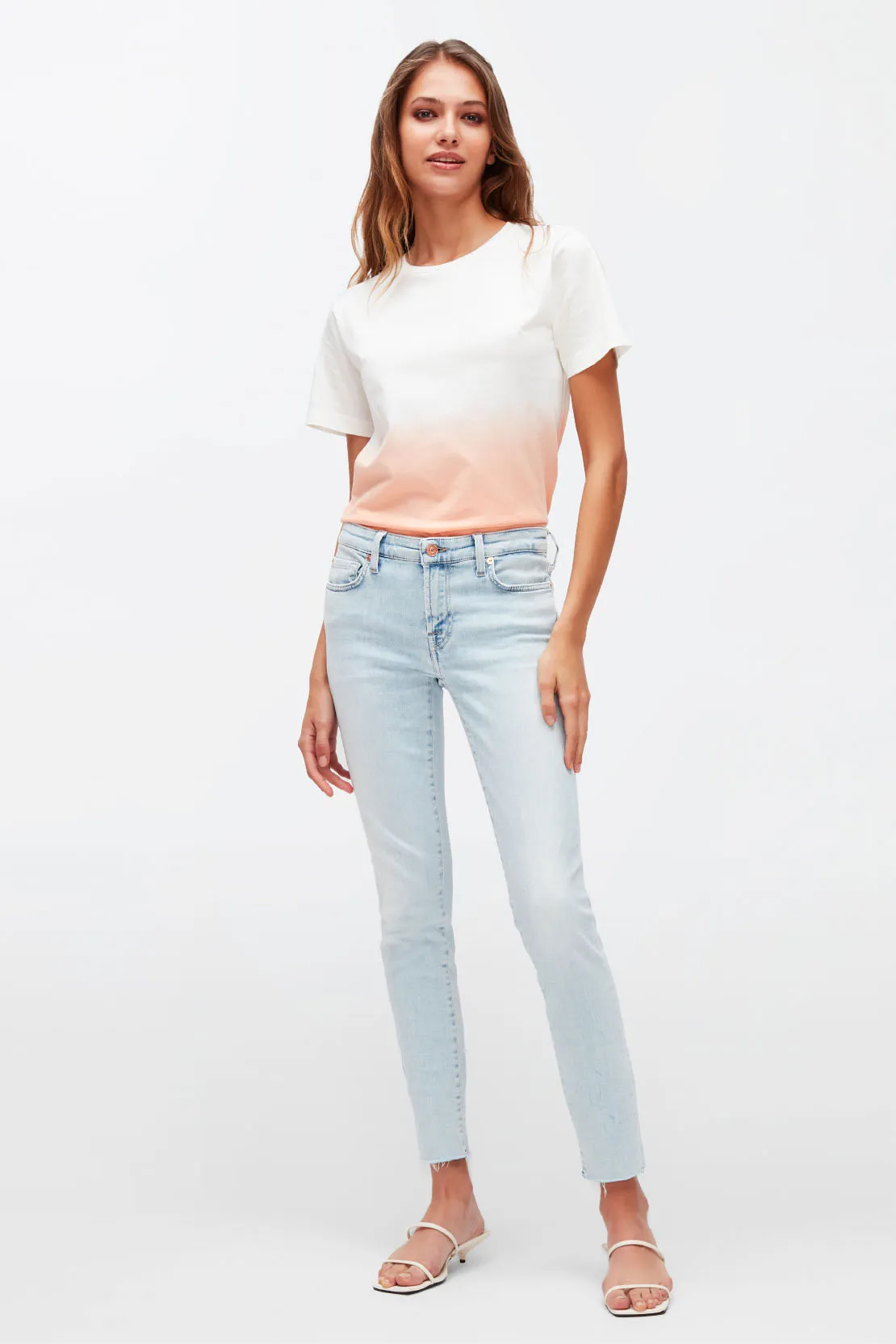 7 FOR ALL MANKIND Slim Illusion Jeans Pyper Crop