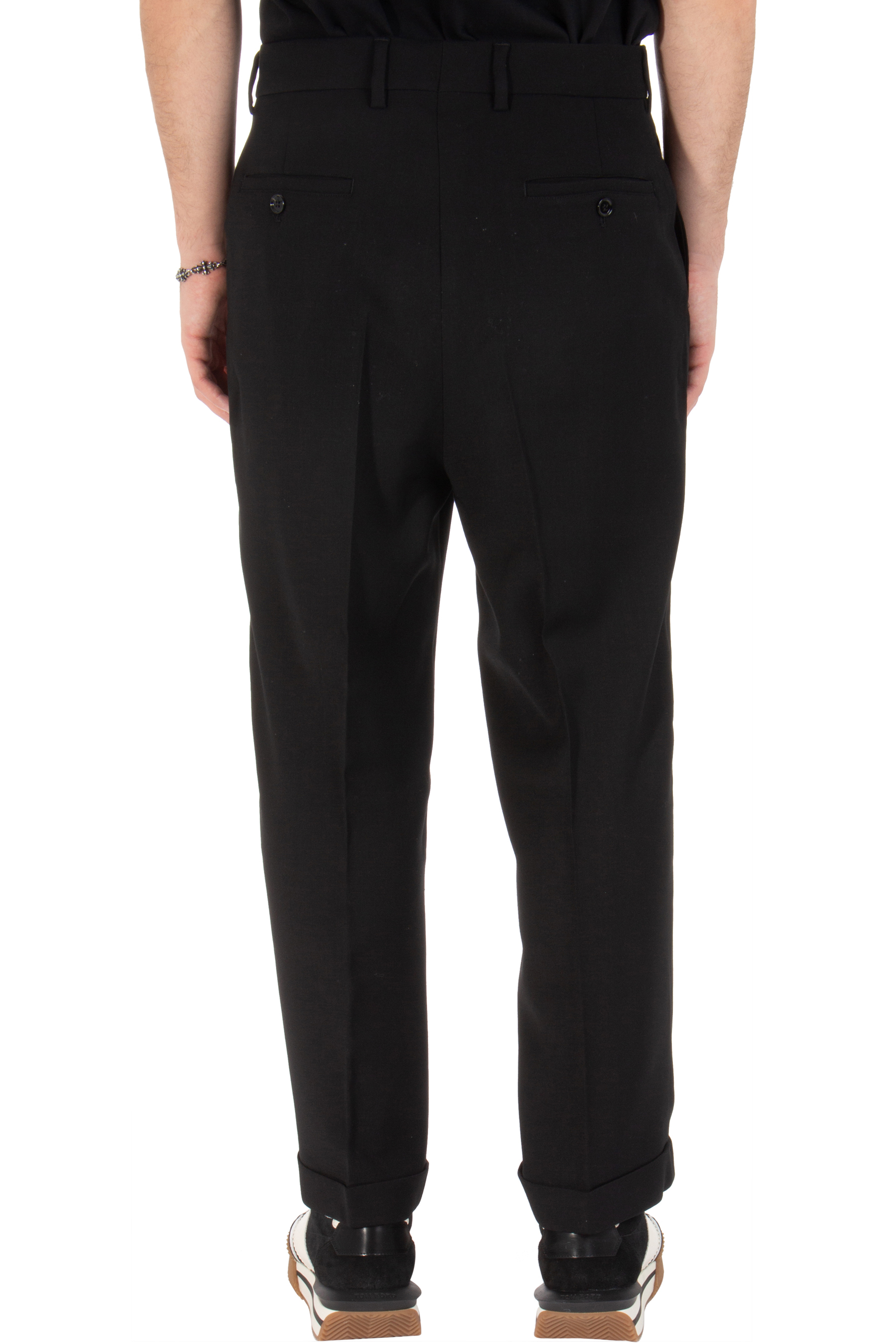 AMI PARIS Carrot Fit Virgin Wool Blend Pants