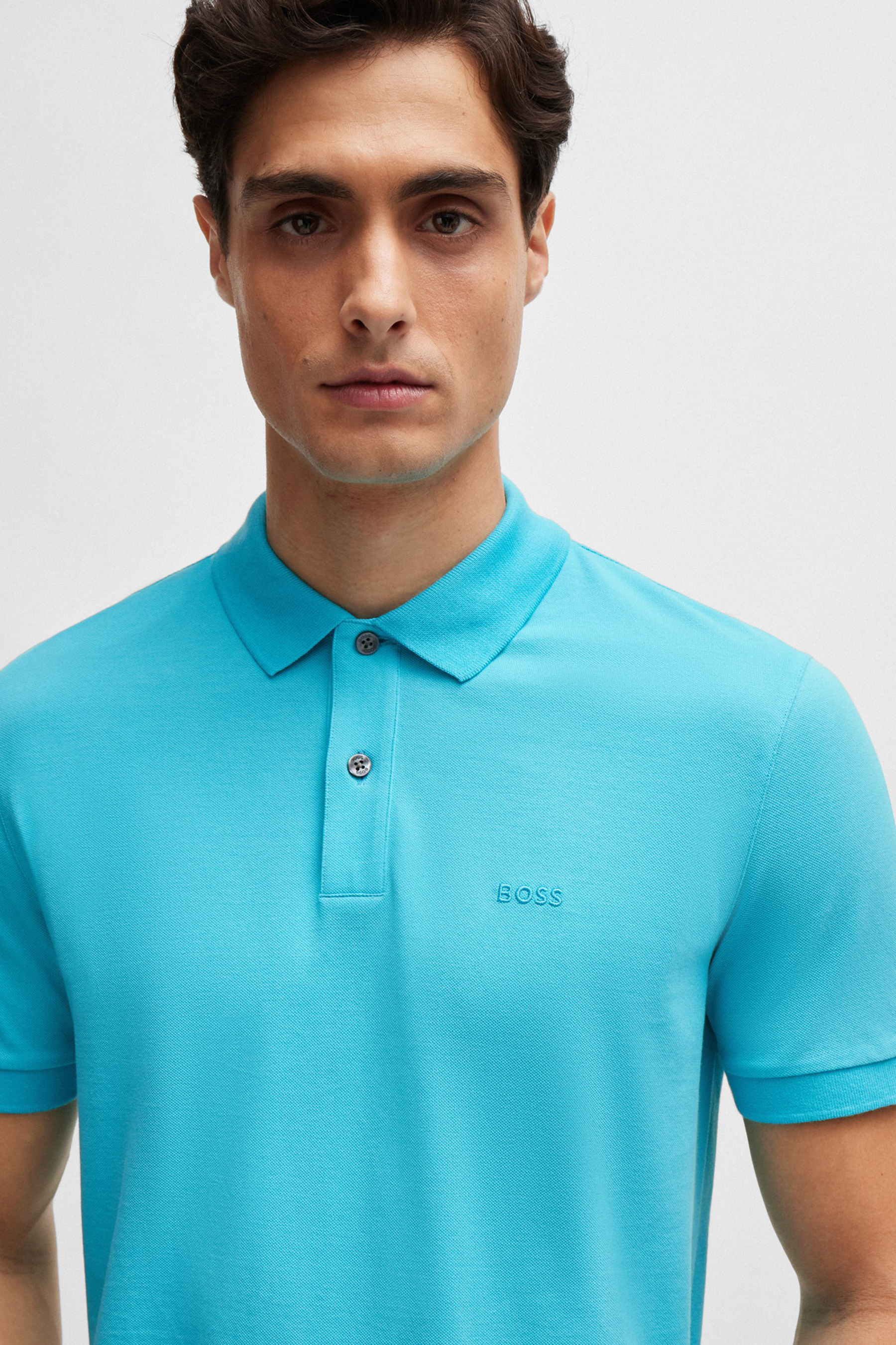 BOSS Pima Cotton Piqué Polo Shirt Pallas