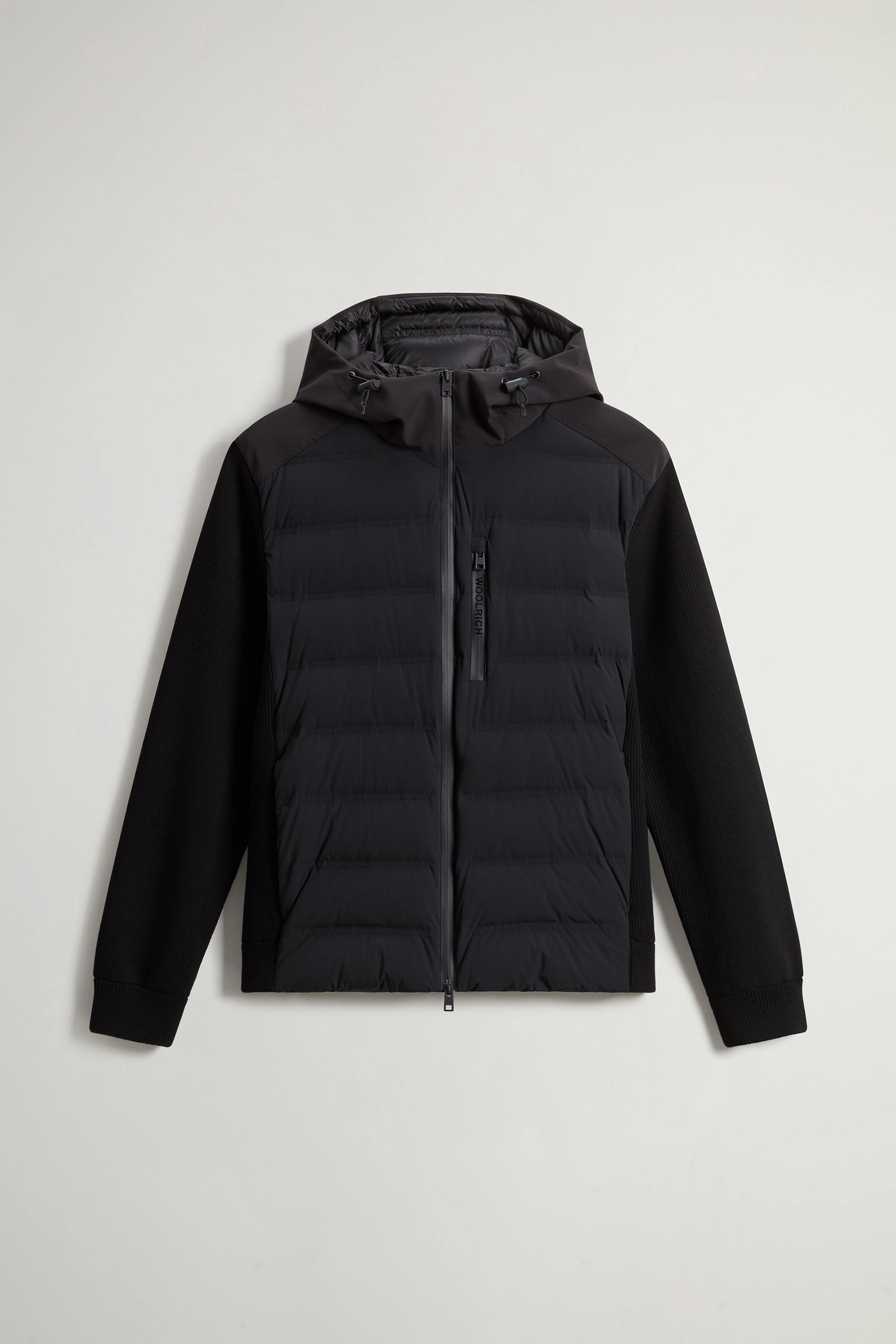 WOOLRICH Nylon Stretch Down Jacket Bering Hybrid