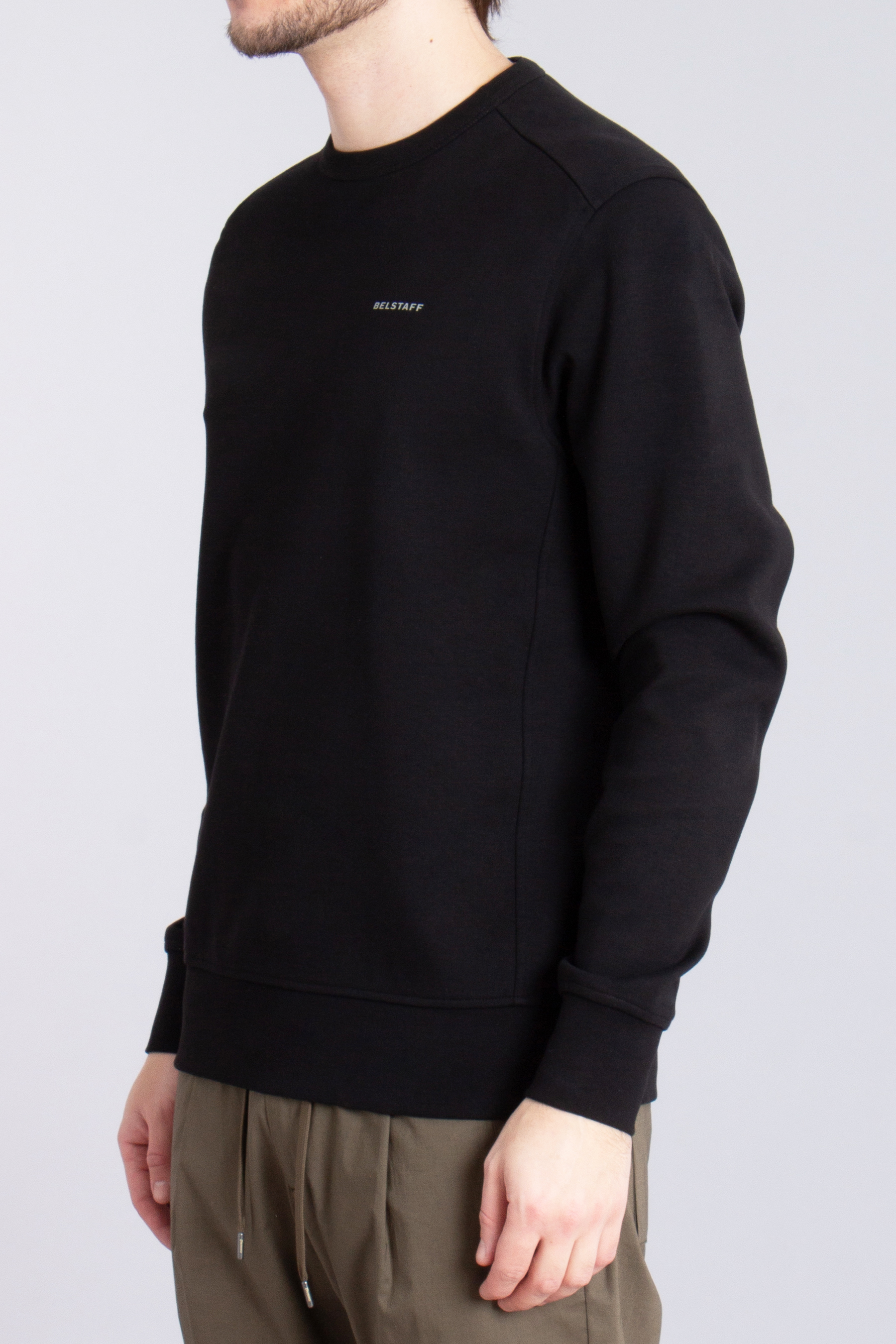 BELSTAFF Cotton Fleece Sweatshirt Alloy