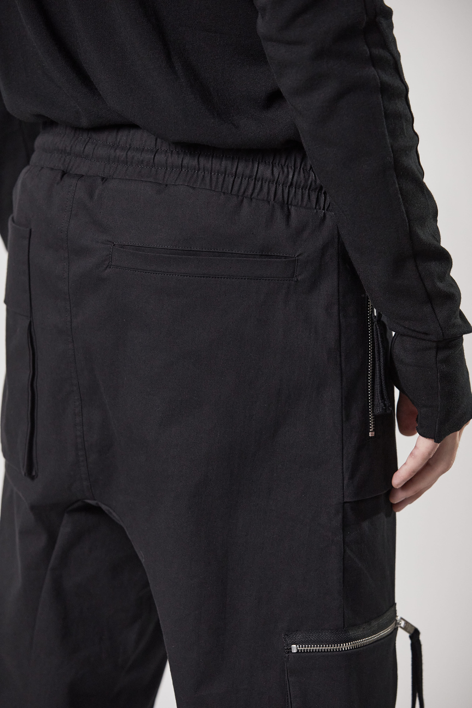 THOM KROM Woven Cotton Stretch Cargo Pants