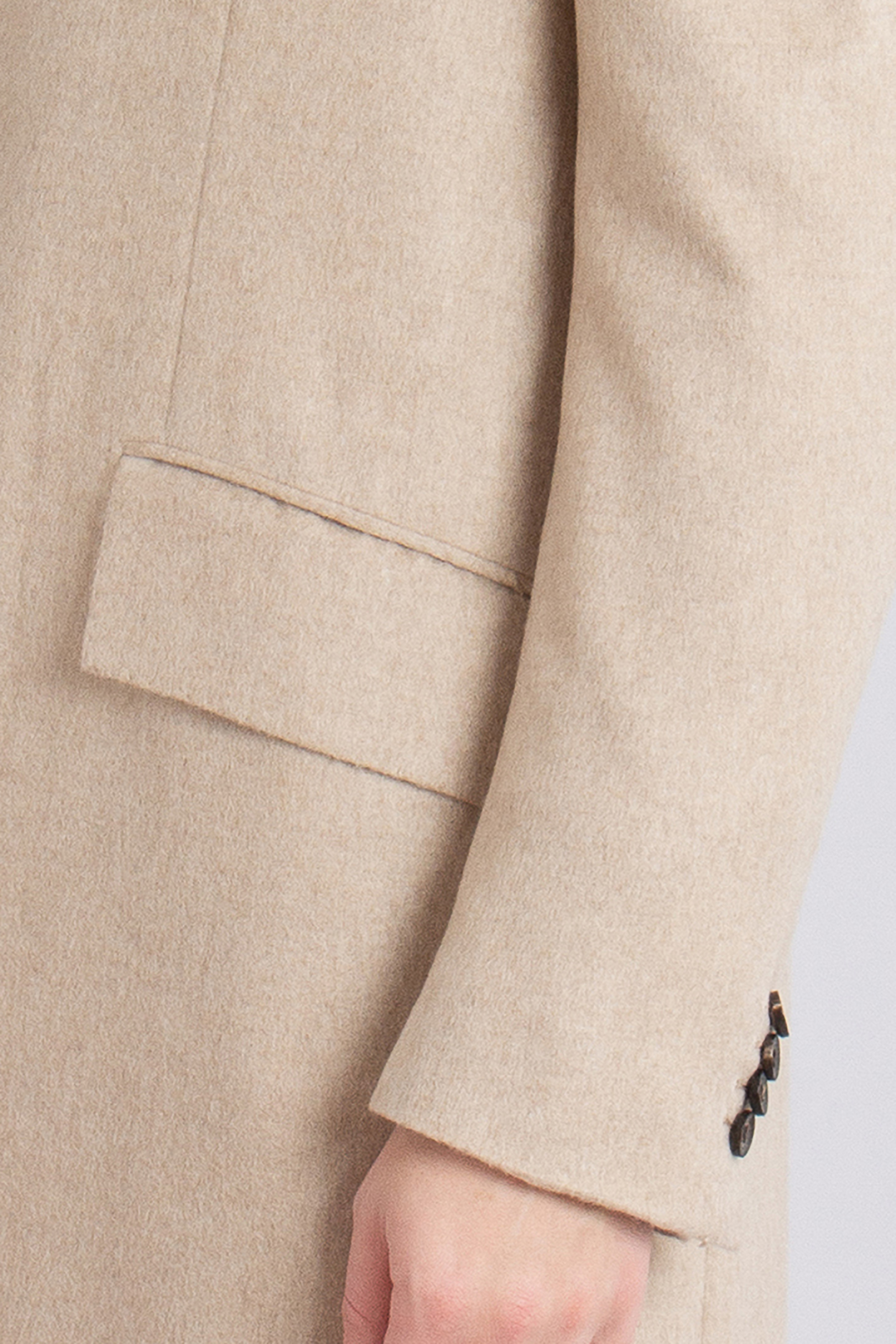 KITON Regular Fit Cashmere Coat Luca