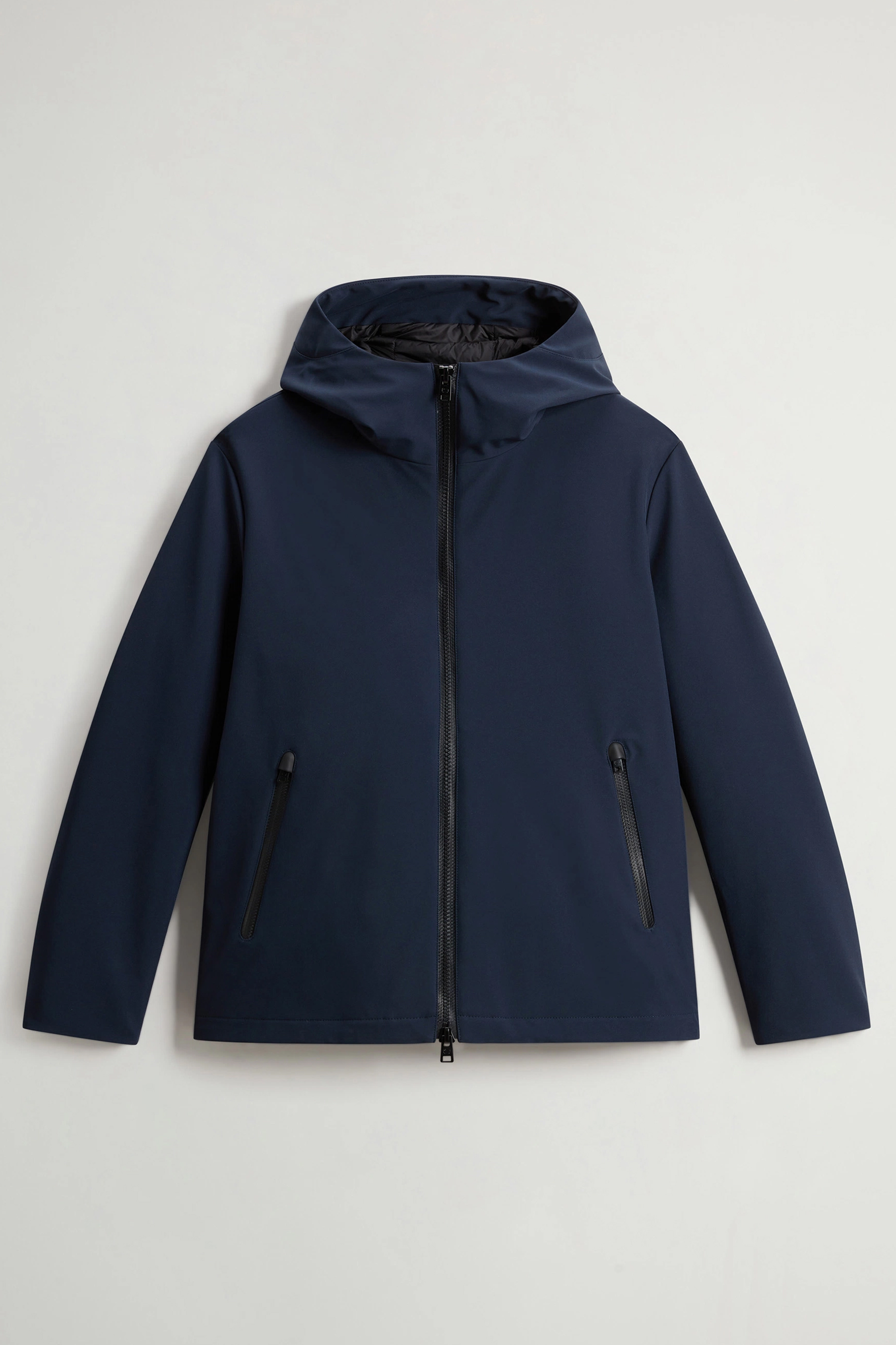 WOOLRICH Hooded Pacific Soft Shell Down Jacket