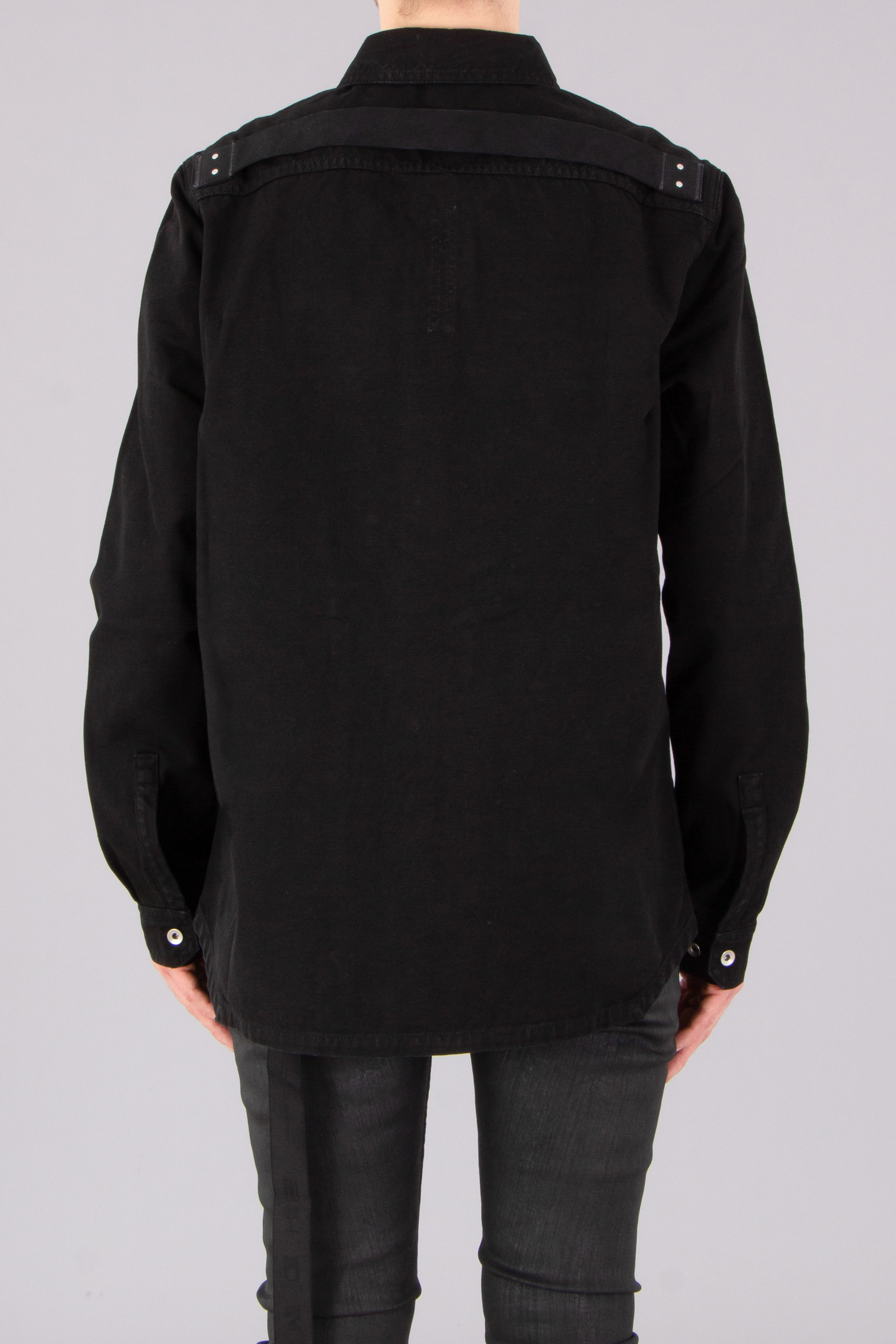 RICK OWENS DRKSHDW Organic Cotton Canvas Outershirt