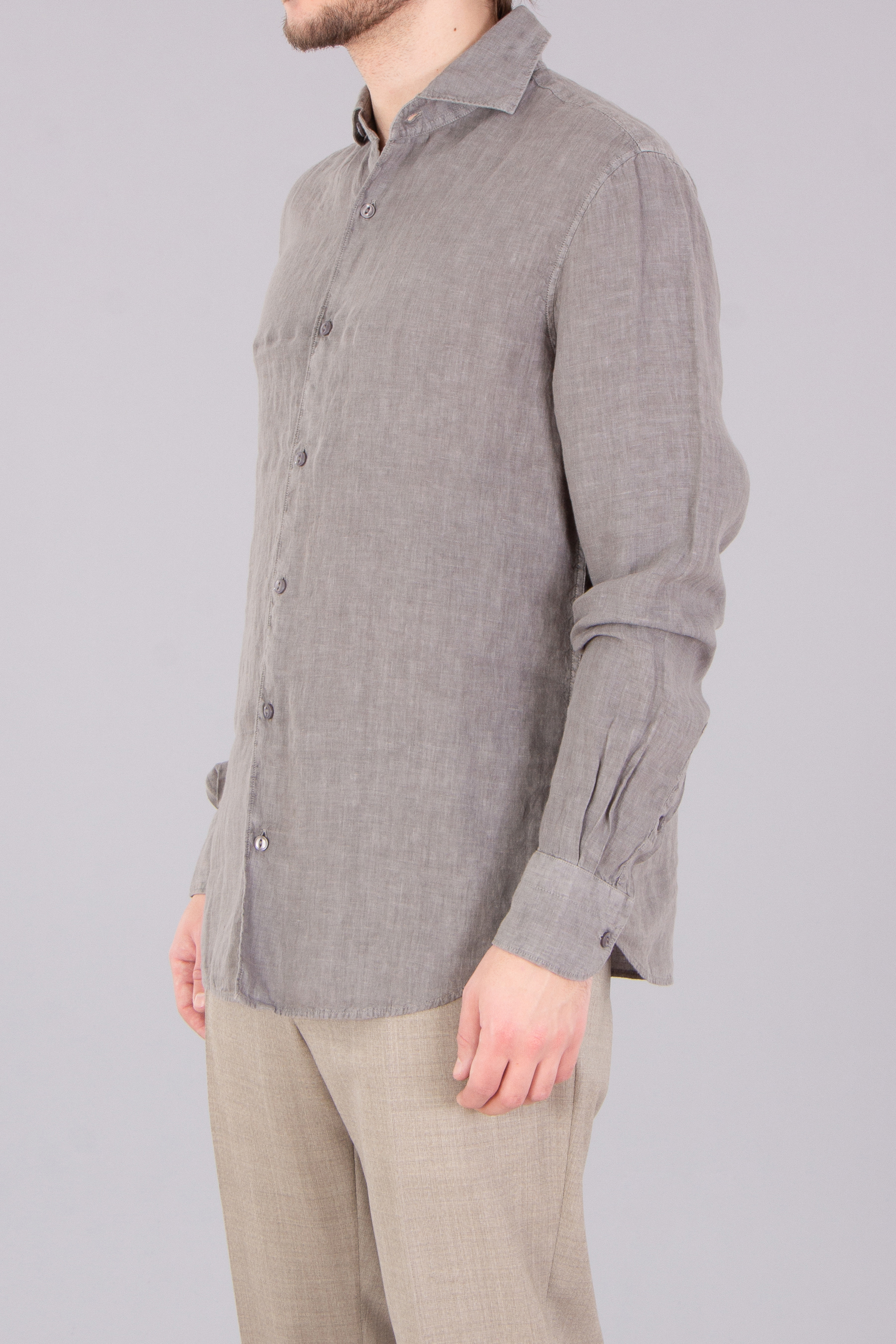 TRUSTED HANDWORK Regular Fit Linen Shirt