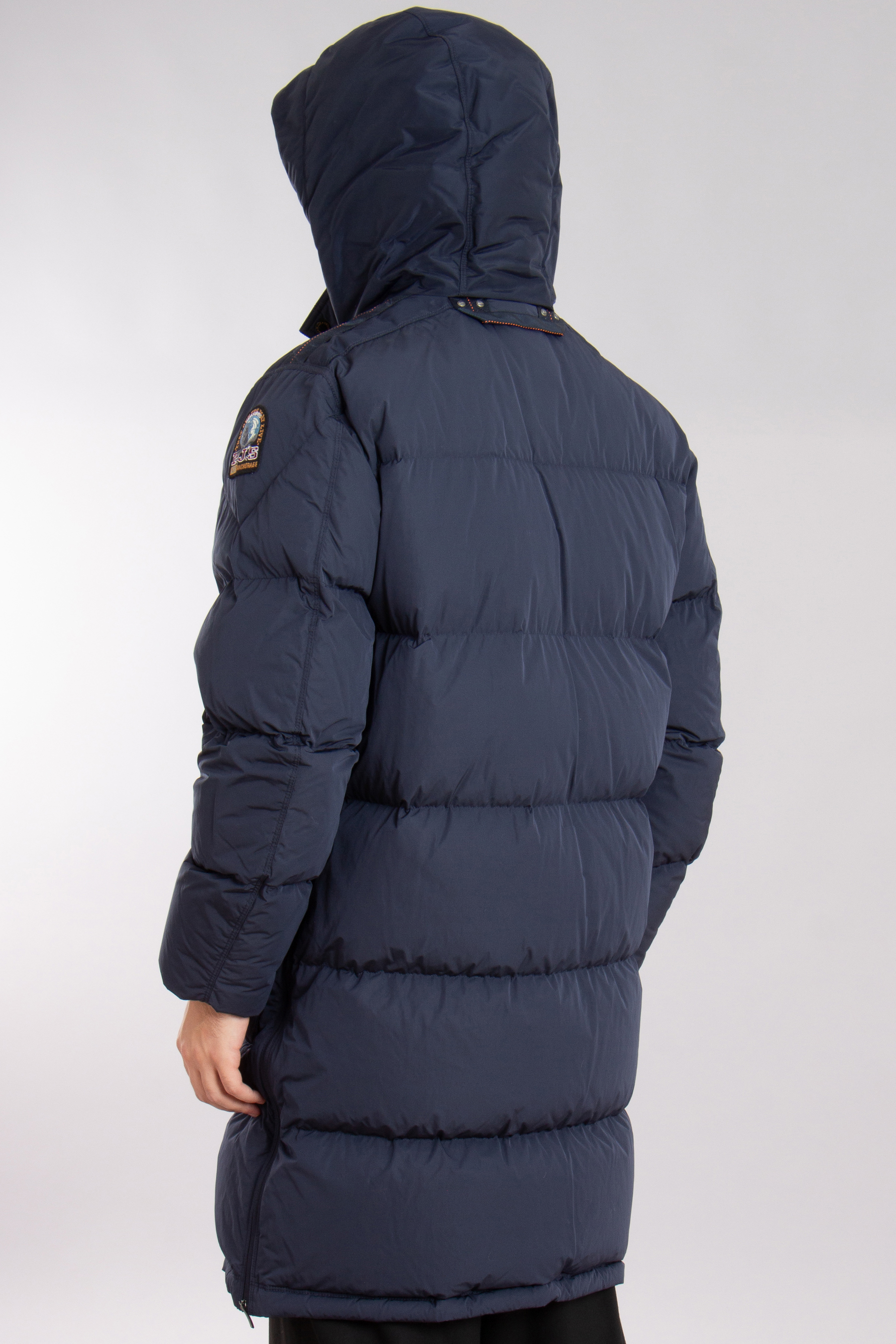 PARAJUMPERS Hooded Micro Ripstop Down Coat Long Bear