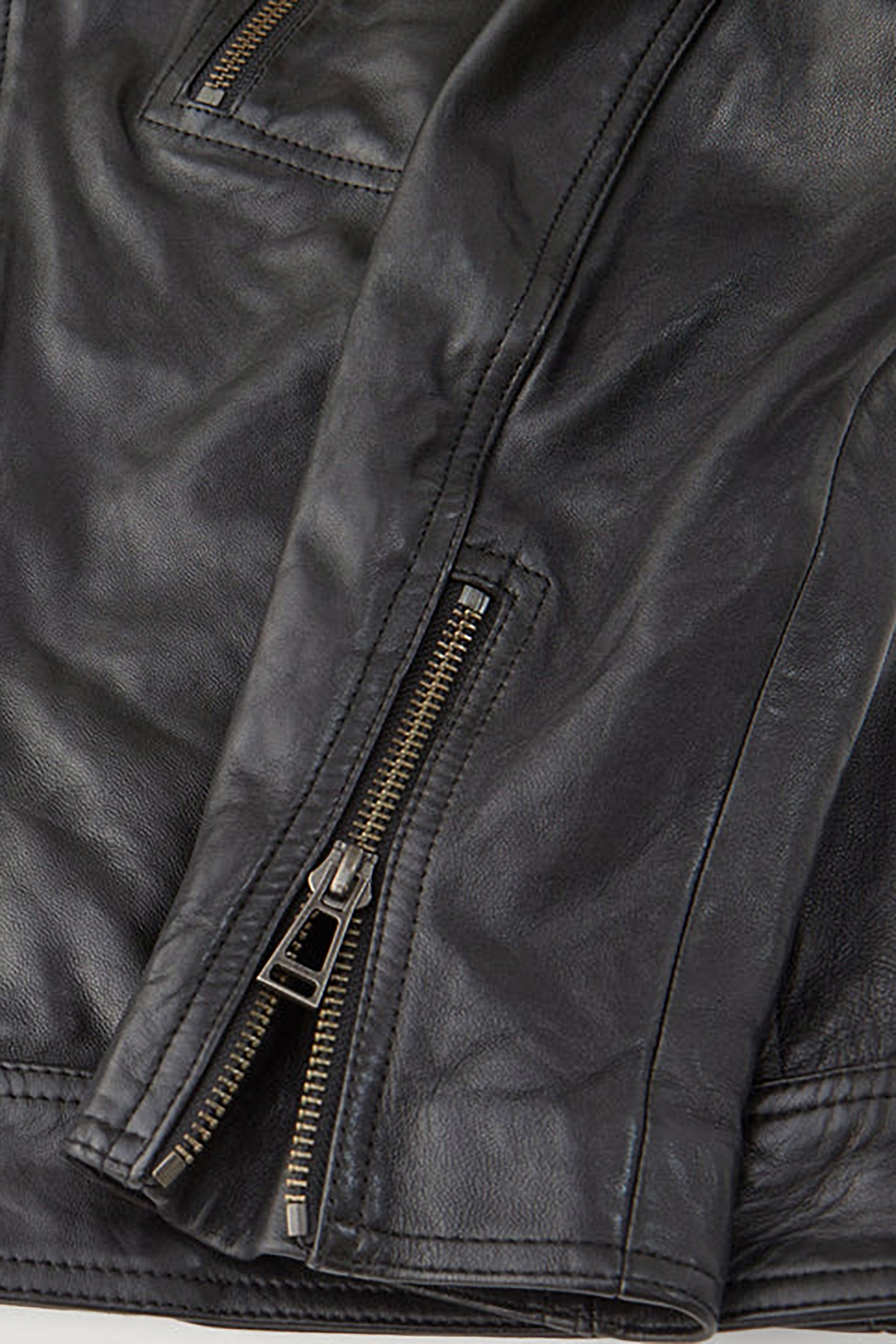 BELSTAFF Cheviot Lamb Leather V Racer Jacket