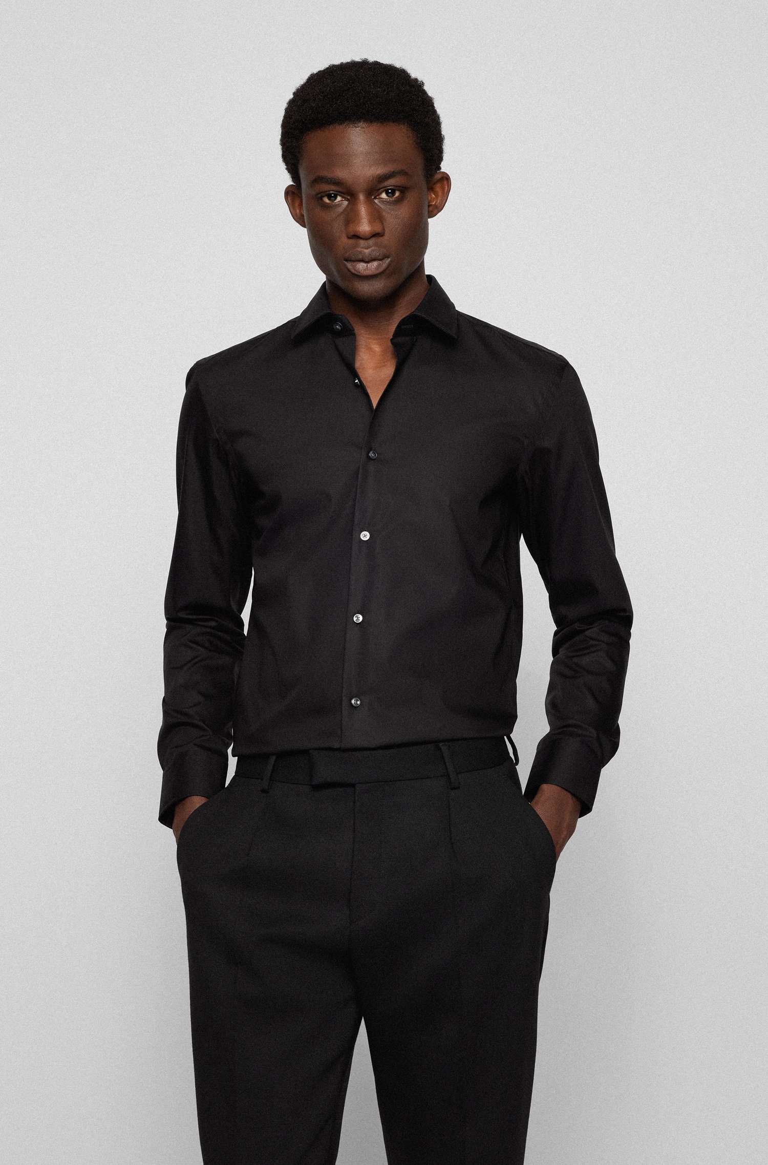 BOSS Slim Fit Cotton Business Shirt Jenno