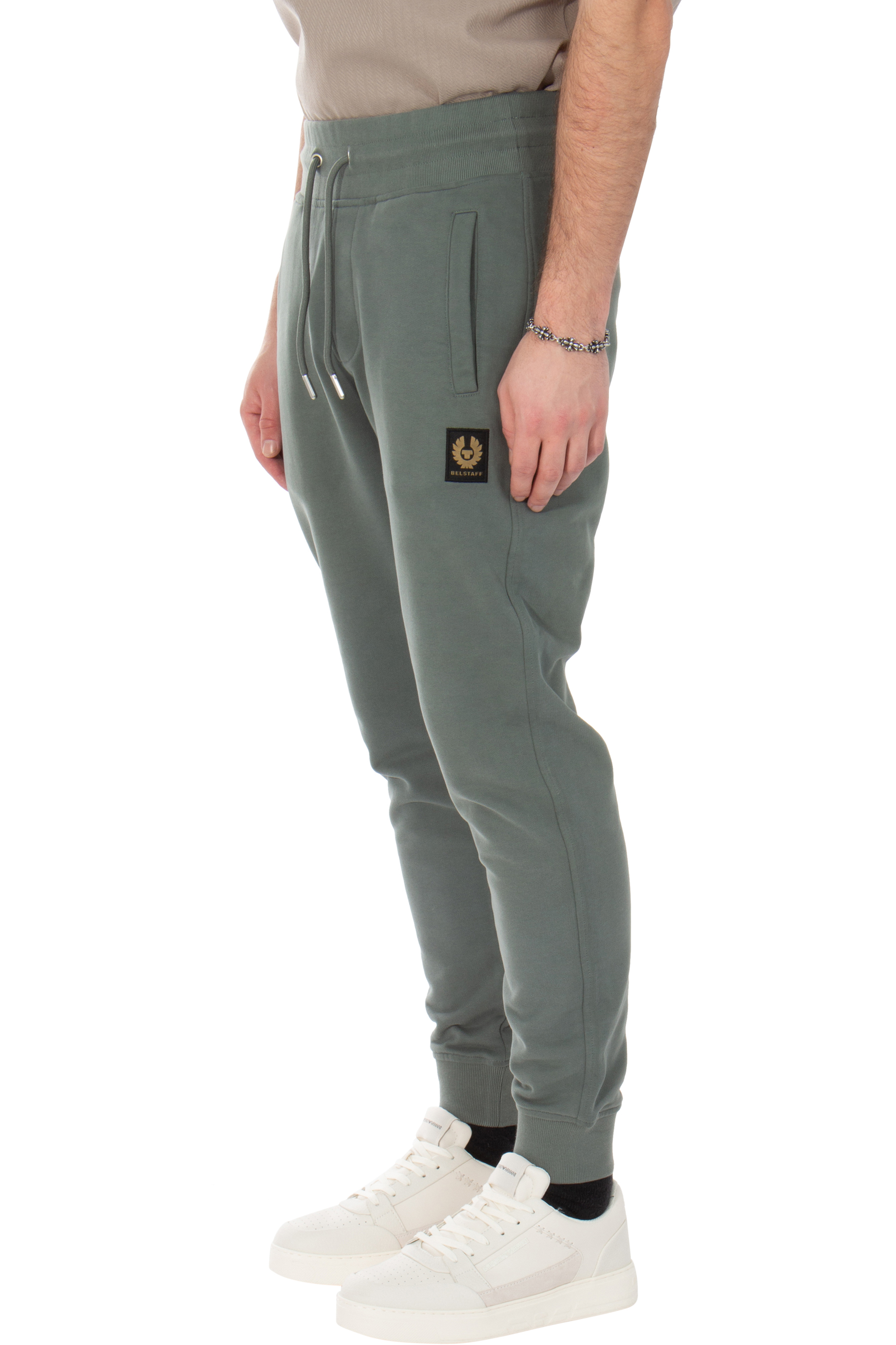 BELSTAFF Loopback Cotton Fleece Sweatpants