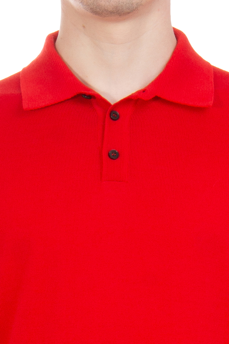 ROBERTO COLLINA Wool Knit Polo