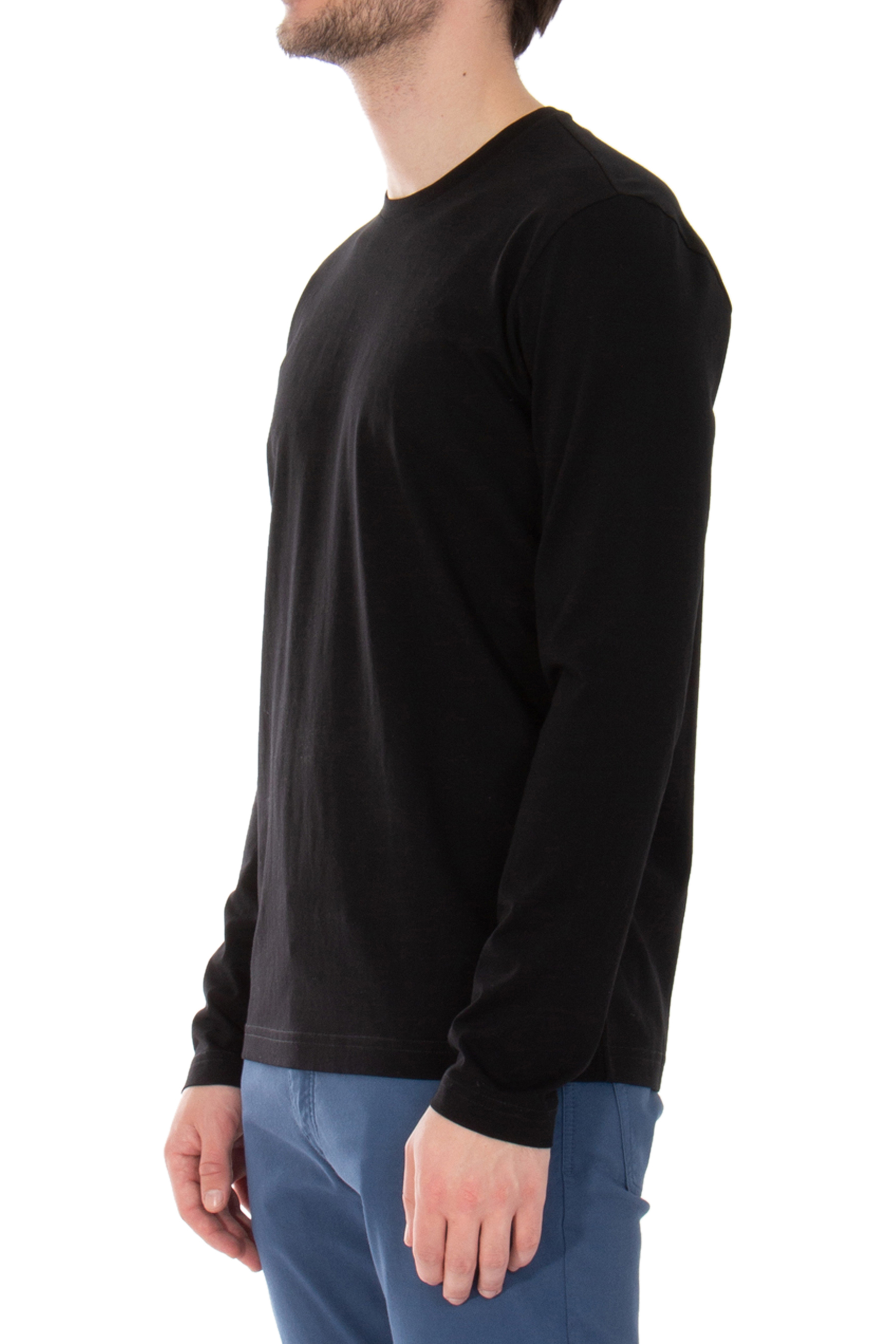 STEFAN BRANDT Long-Sleeve Urpima Cotton T-Shirt Enno La 30