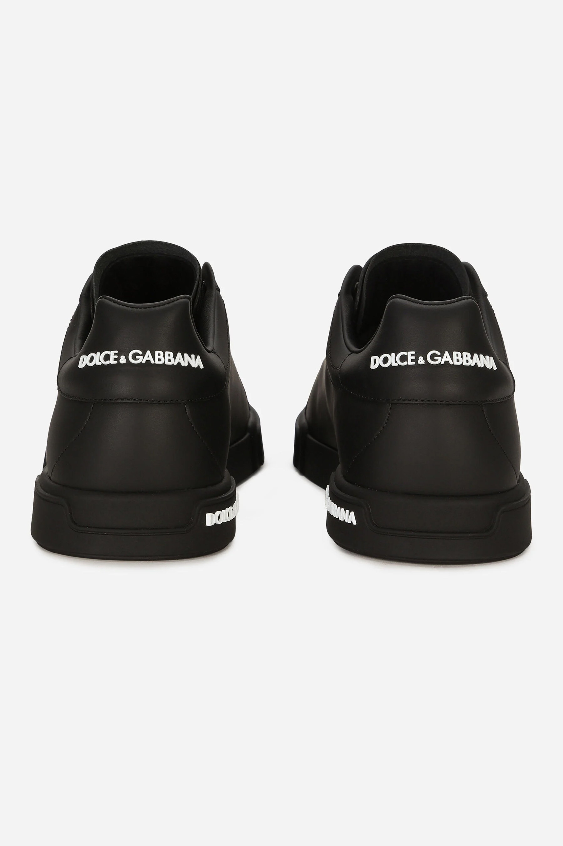 DOLCE & GABBANA Leather Sneakers Portifino Light