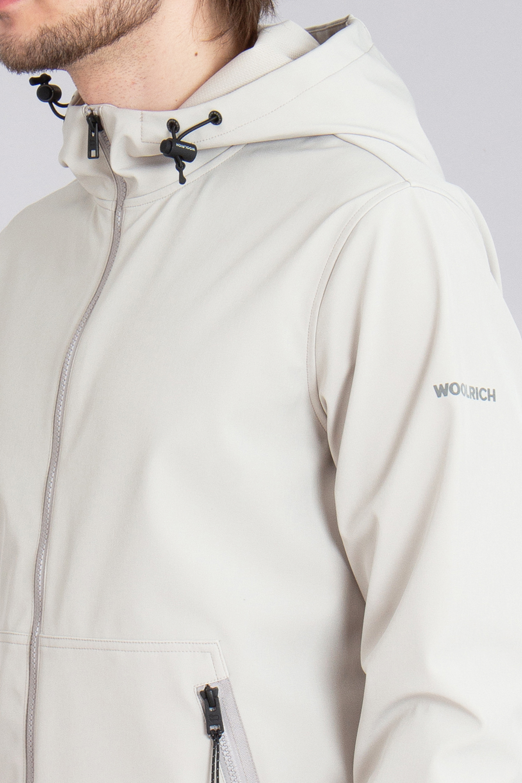 WOOLRICH Tech Soft Shell Full-Zip Hooded Jacket