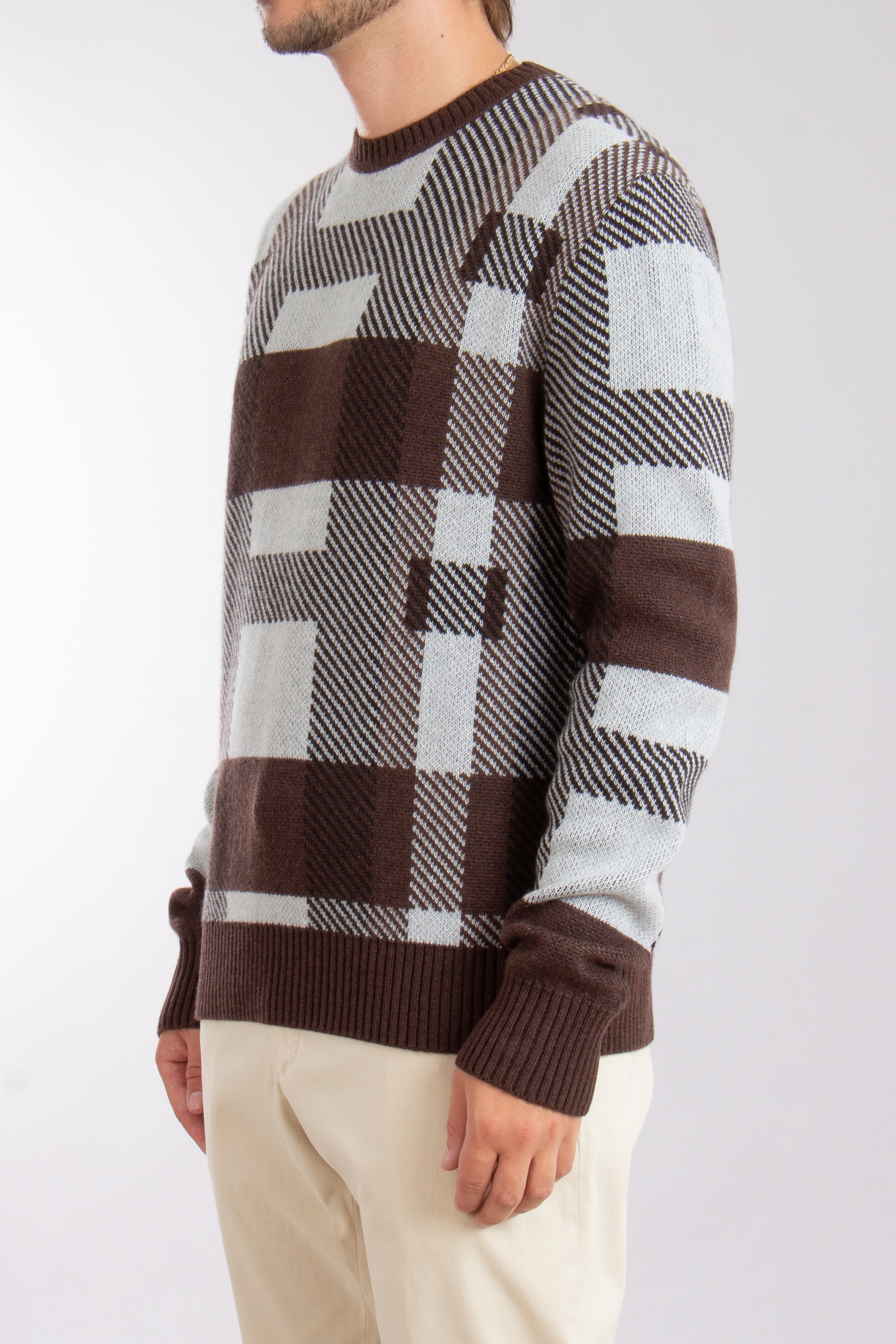 KITON Patterned Cashmere Blend Sweater