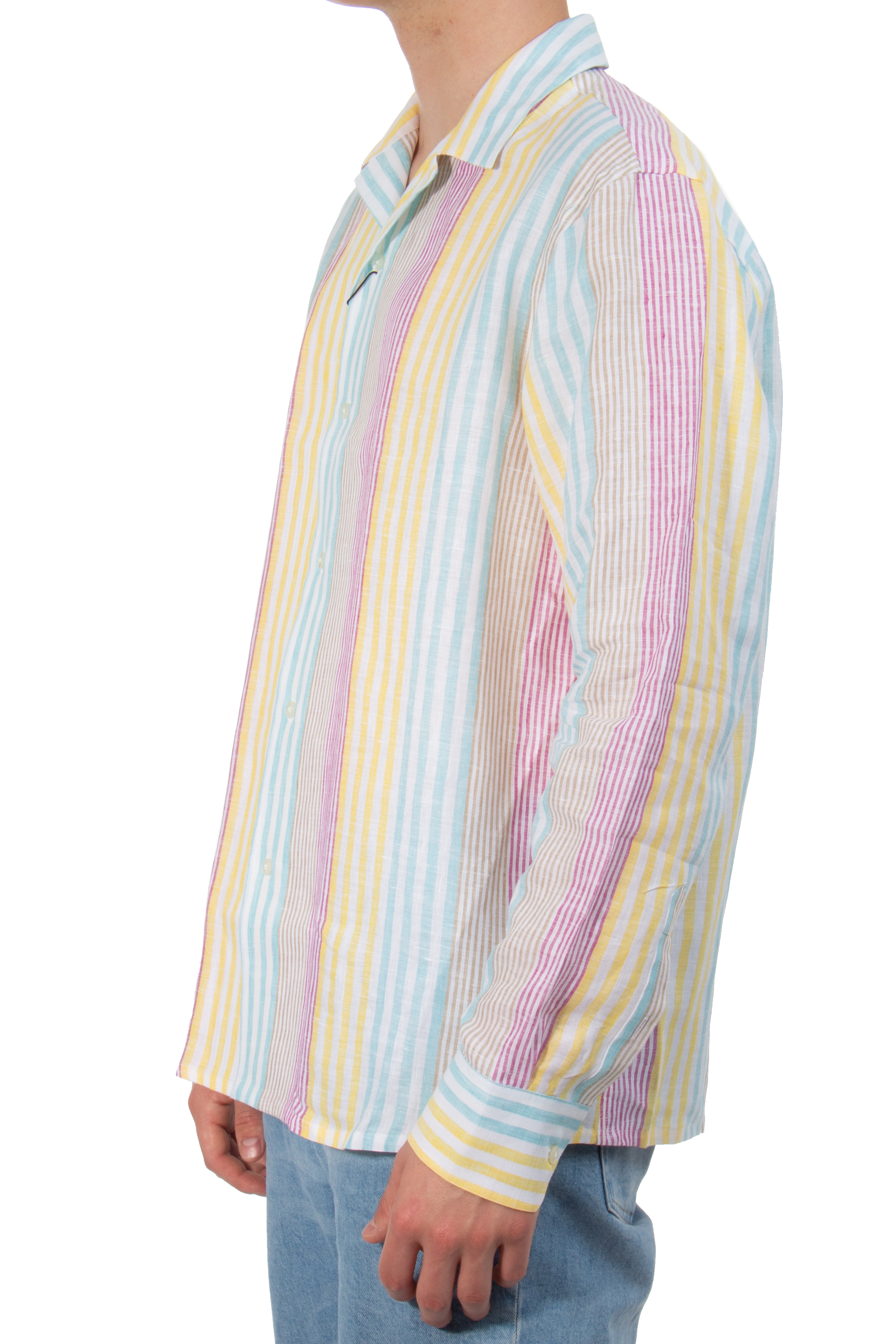 ETRO Pure Linen Shirt Striped