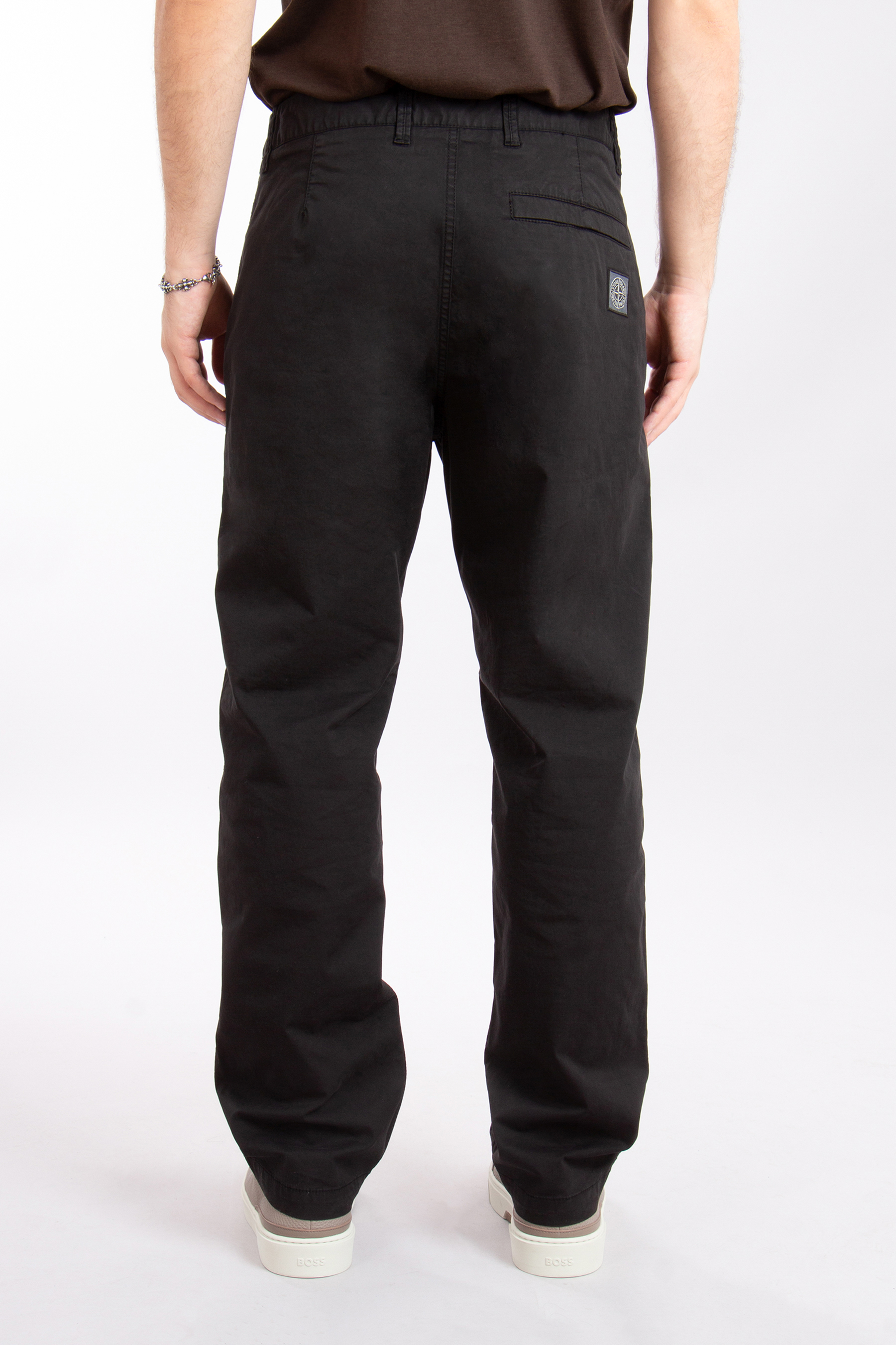 STONE ISLAND Regular Fit Cotton Stretch Pants