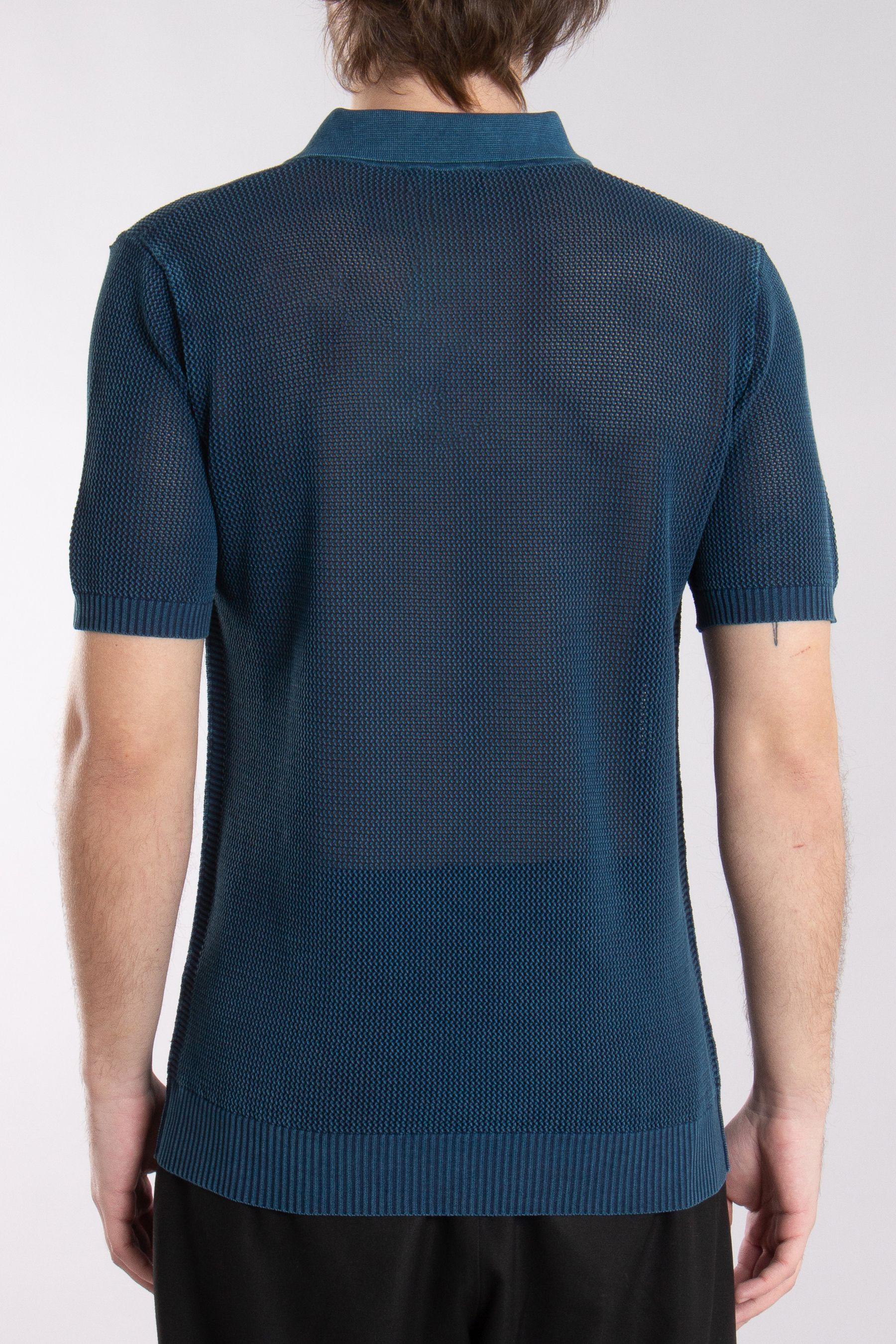 ROBERTO COLLINA Structured Cotton Knit Polo