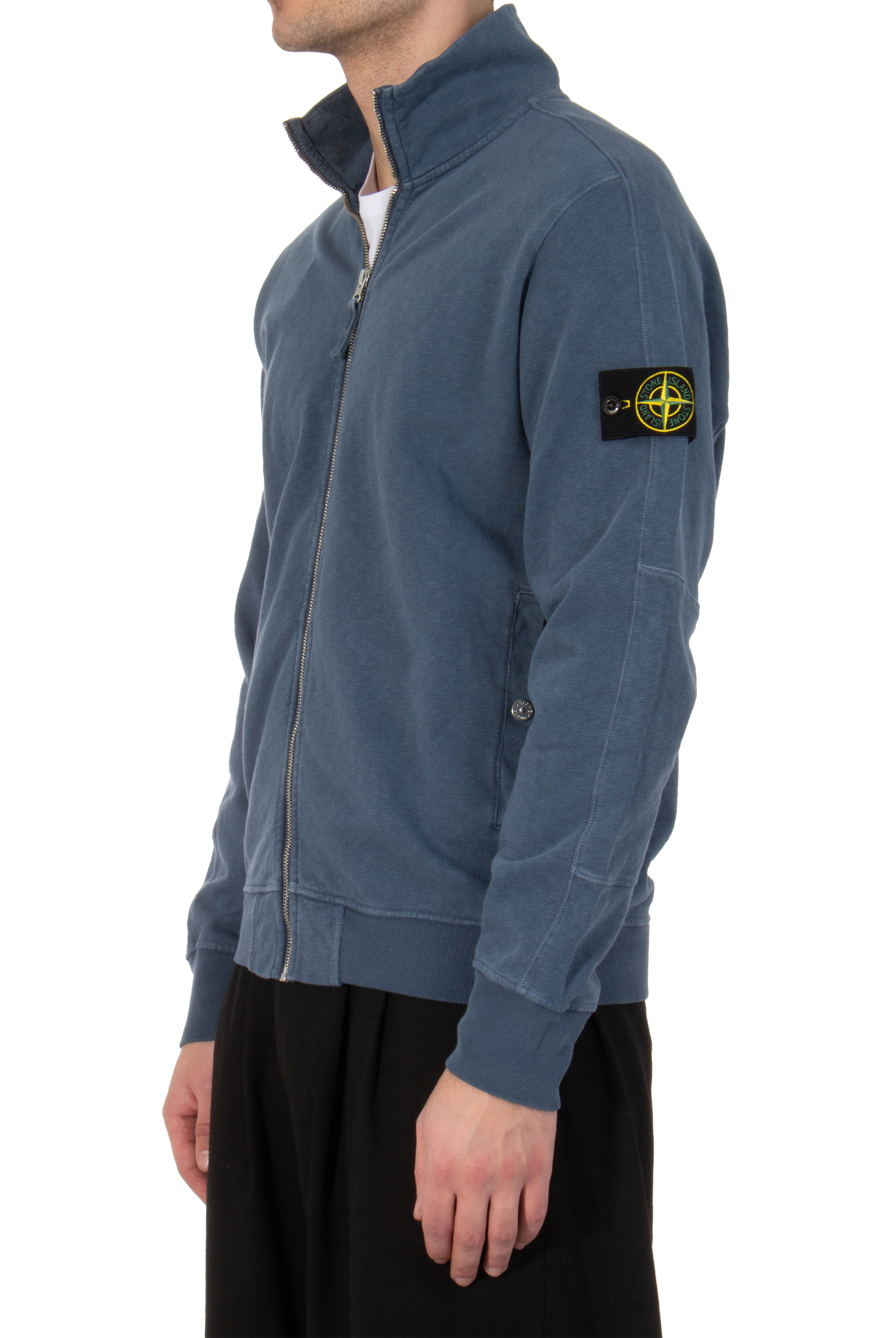 STONE ISLAND Cotton Jersey Sweat Jacket