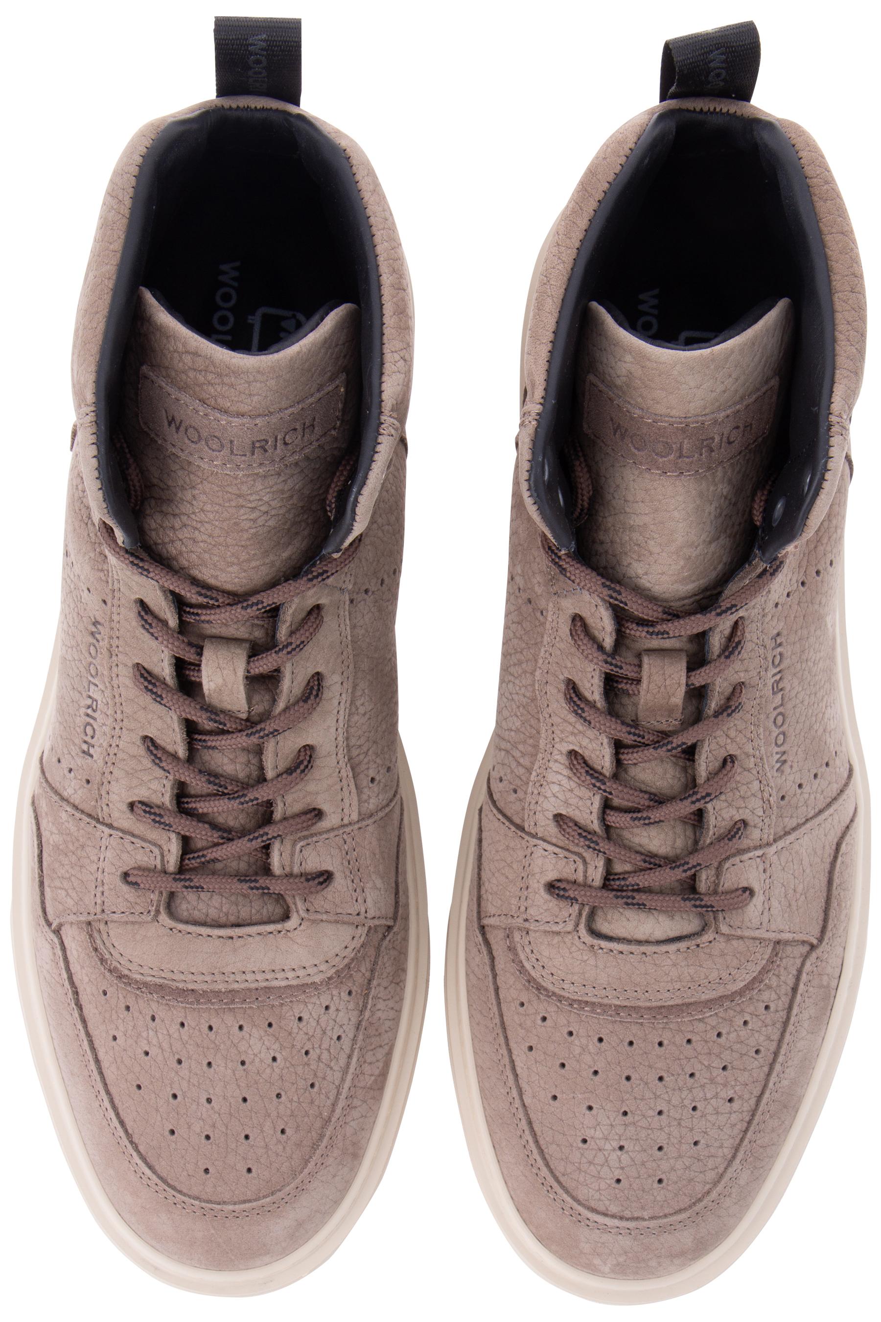 WOOLRICH Mid Leather Sneakers Classic Tennis