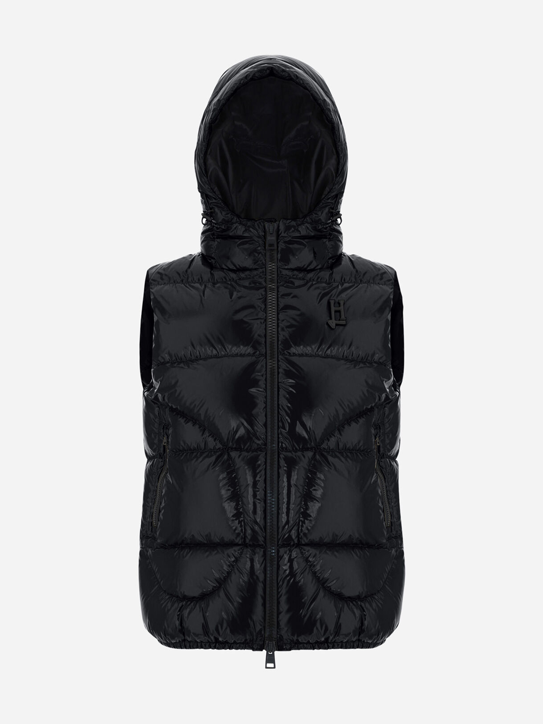 HERNO Gloss Hooded Down Vest