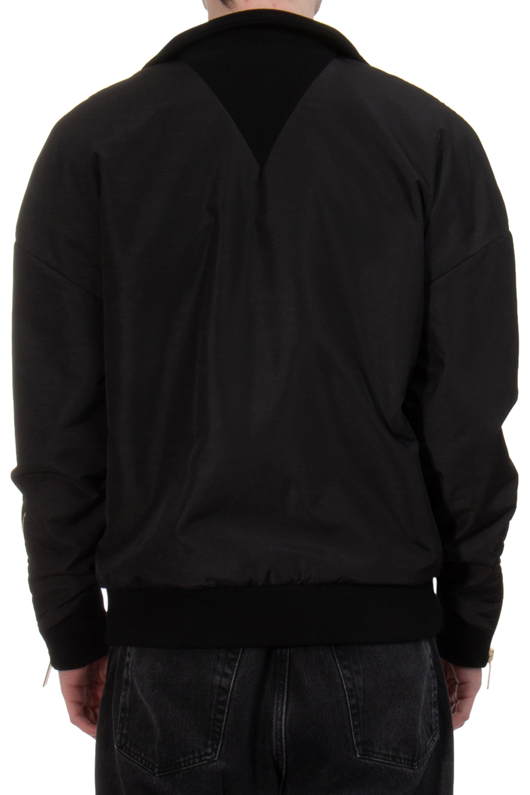 GIUSEPPE ZANOTTI Nylon Bomber Sweat Jacket