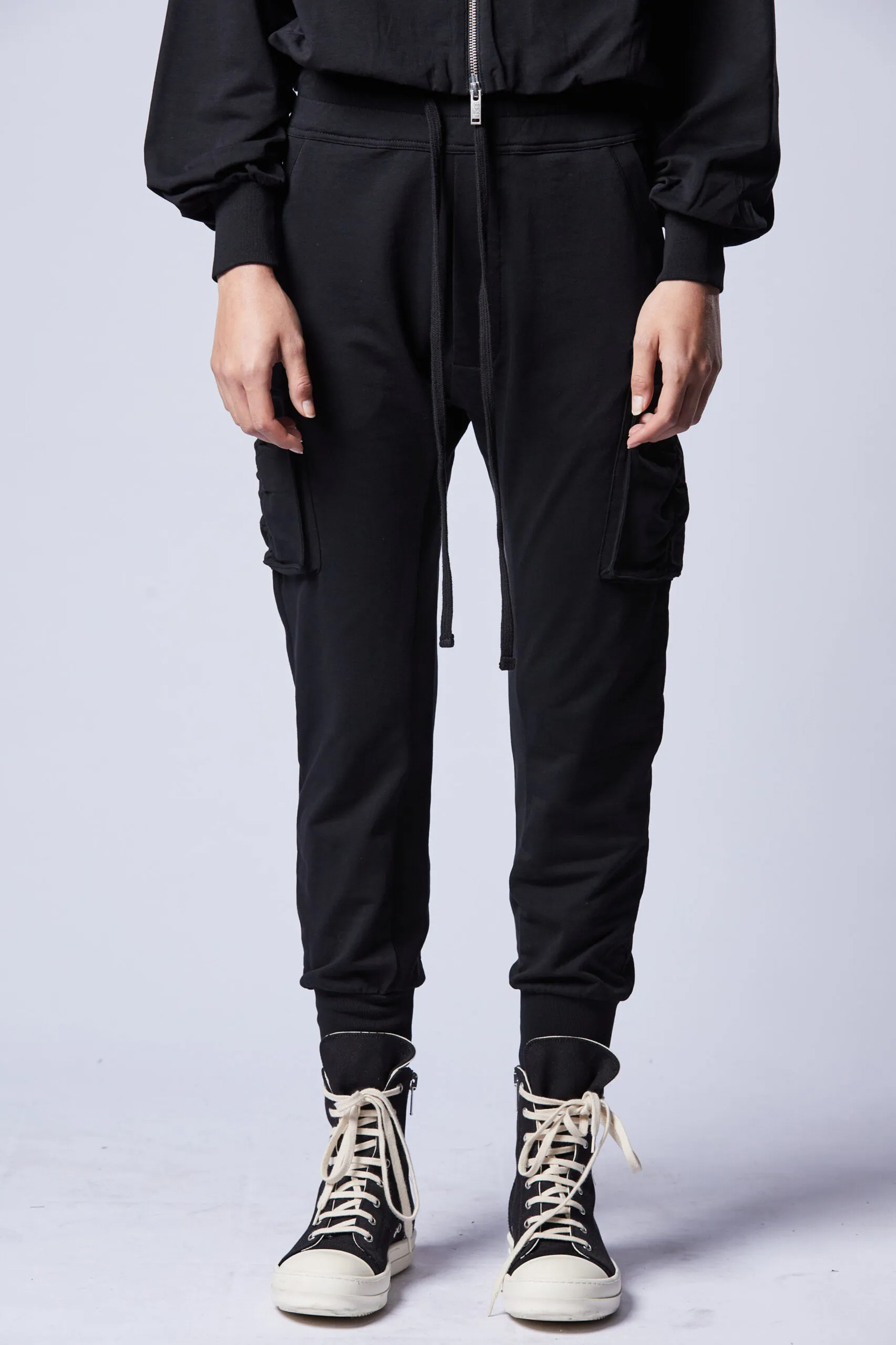 THOM KROM Drop Crotch Cotton Modal Stretch Sweatpants