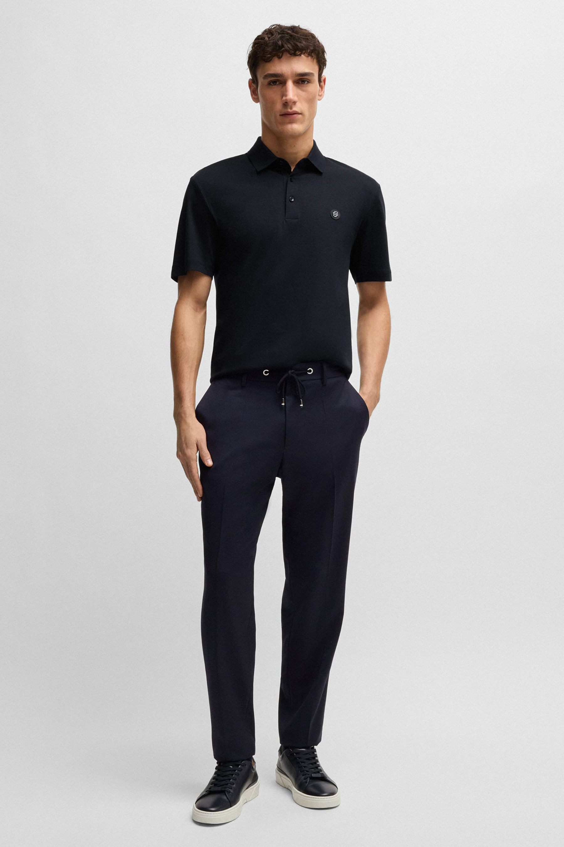 BOSS Mercerized Cotton Polo Shirt C-Parris