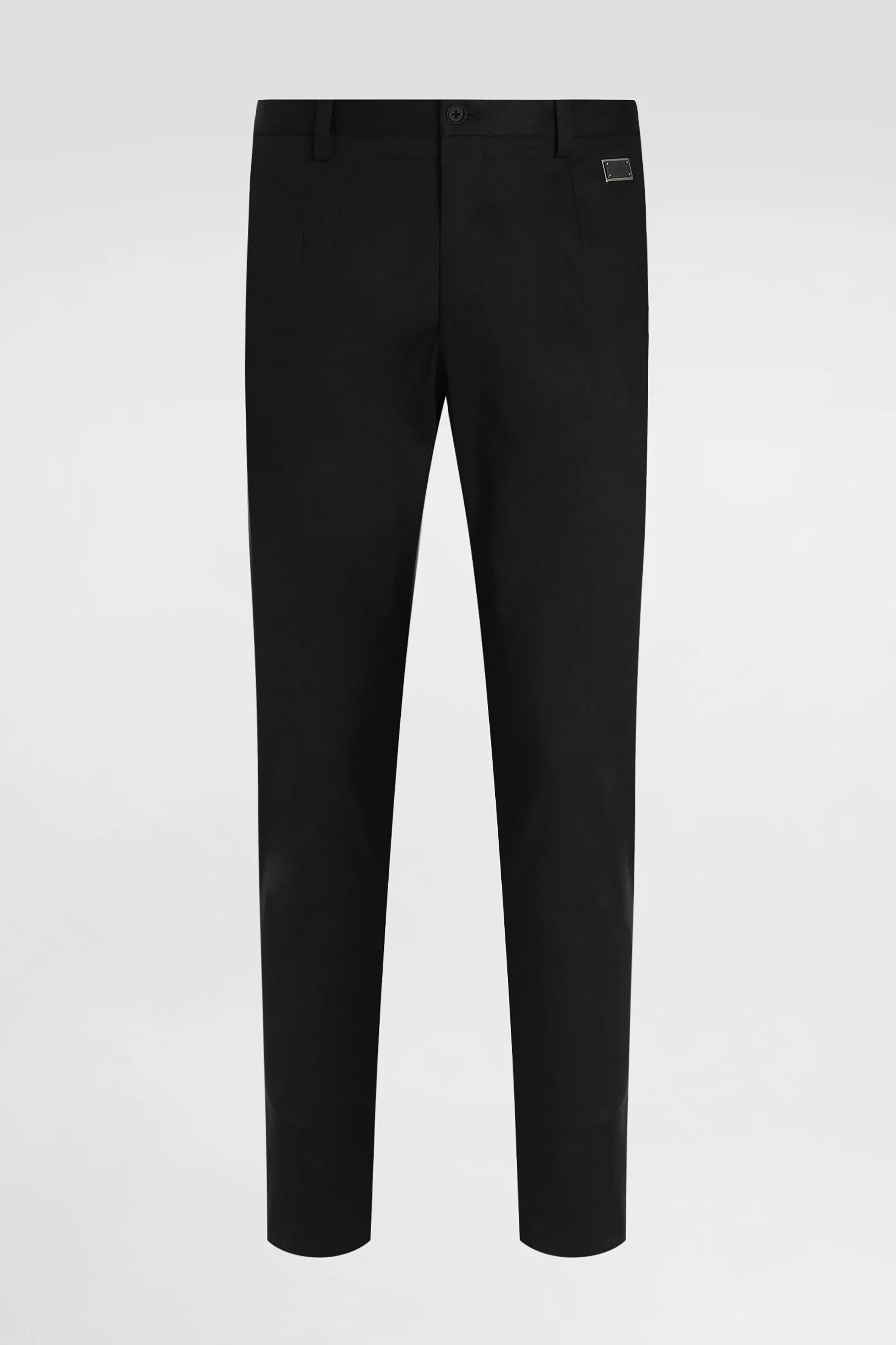 DOLCE & GABBANA Sartorial Stretch Cotton Gabardine Pants