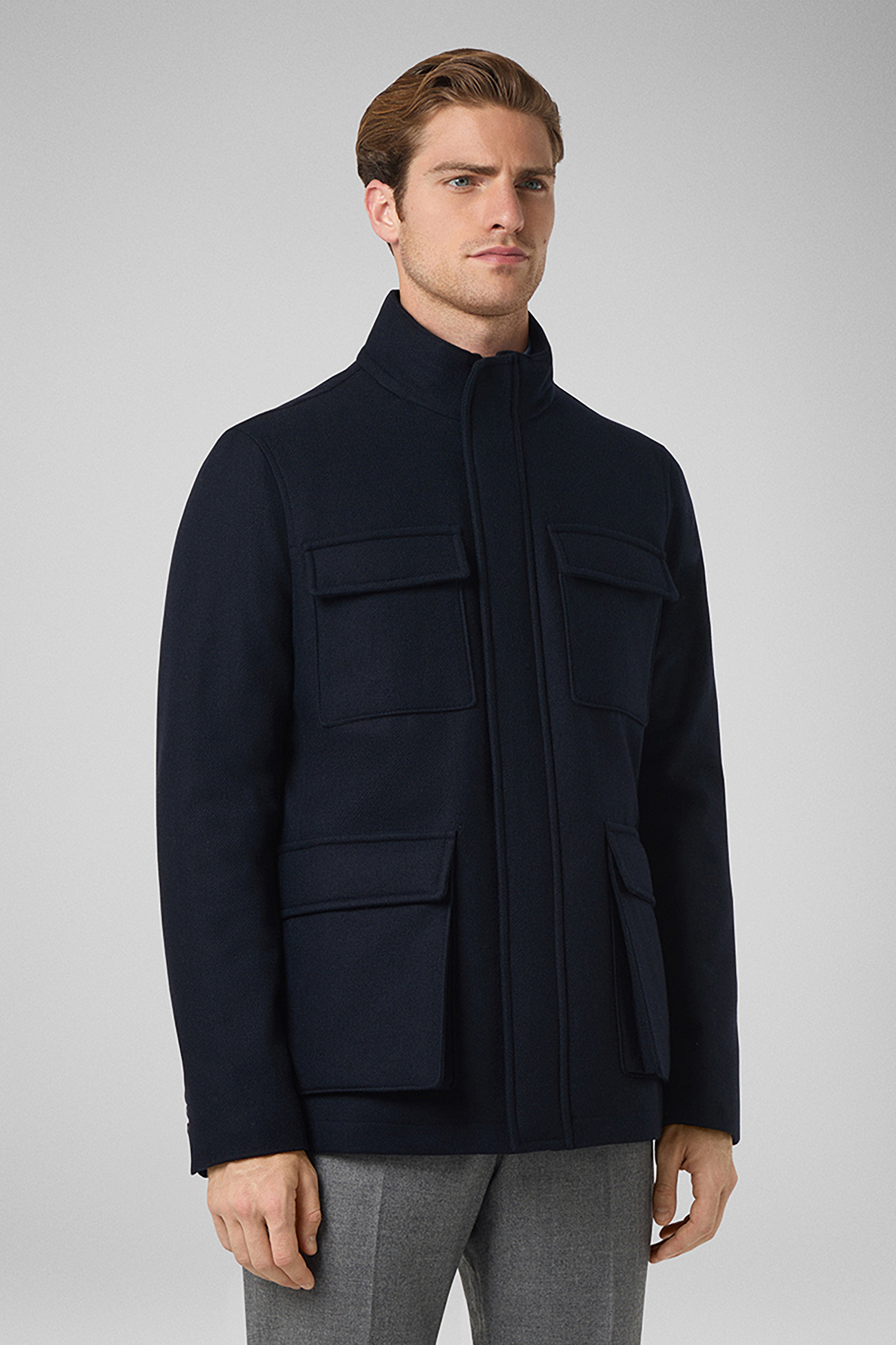 PAL ZILERI Technical Wool Field Jacket