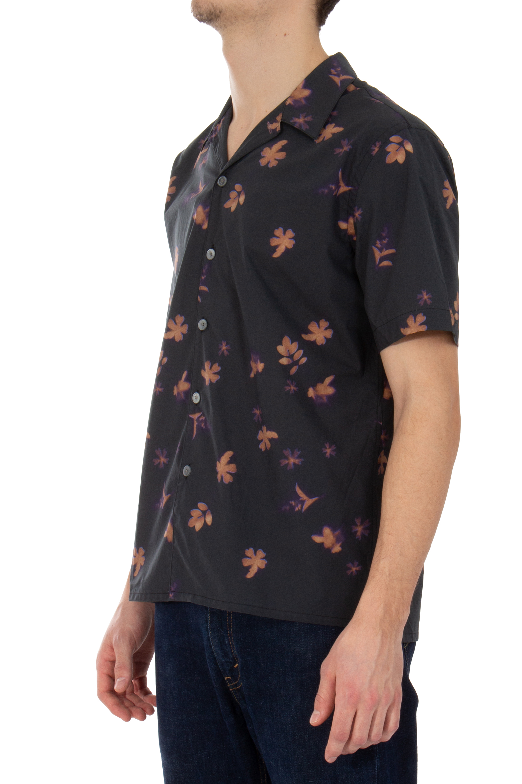 PAUL SMITH Floral Print Short-Sleeve Shirt