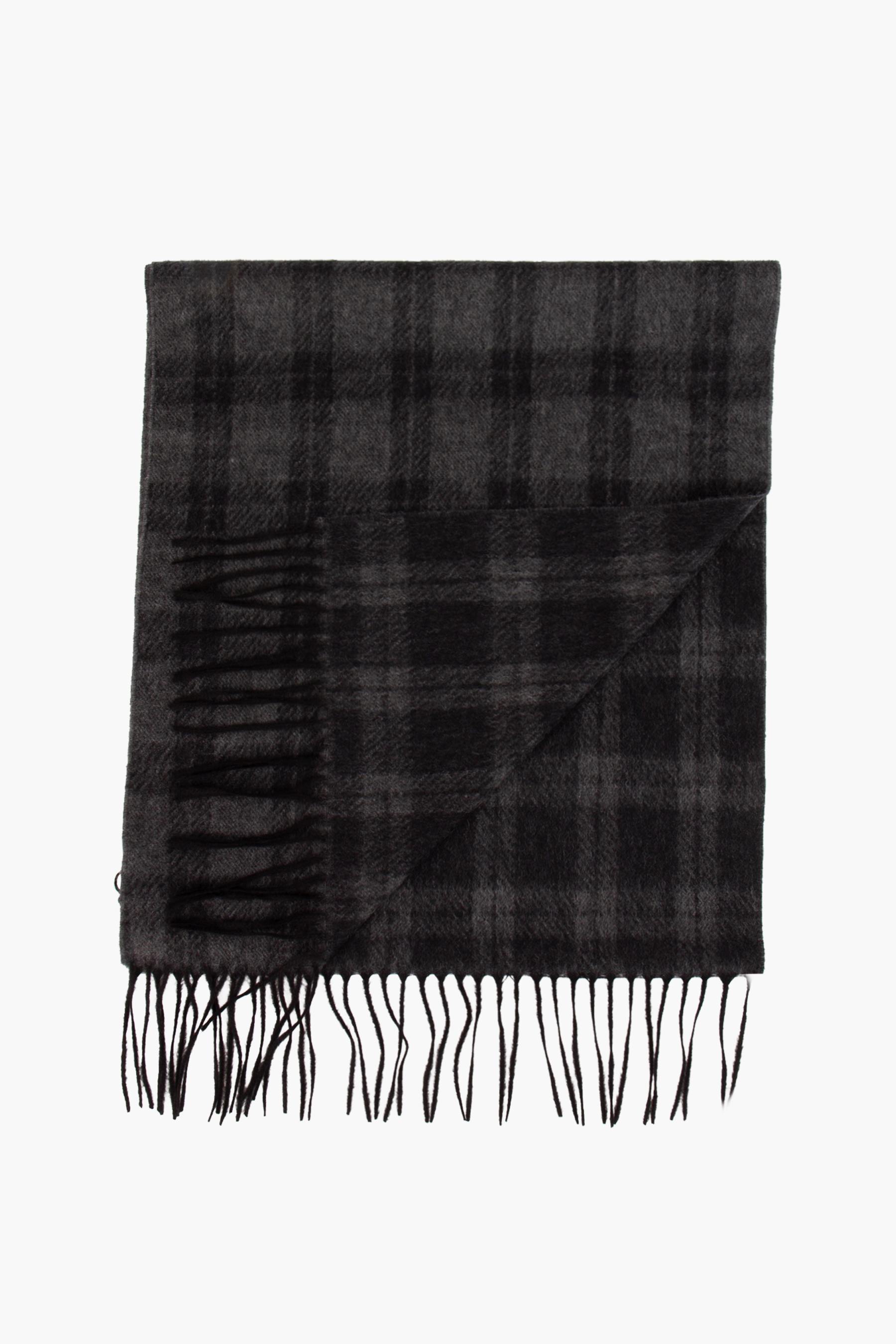 KITON Checked Cashmere Scarf