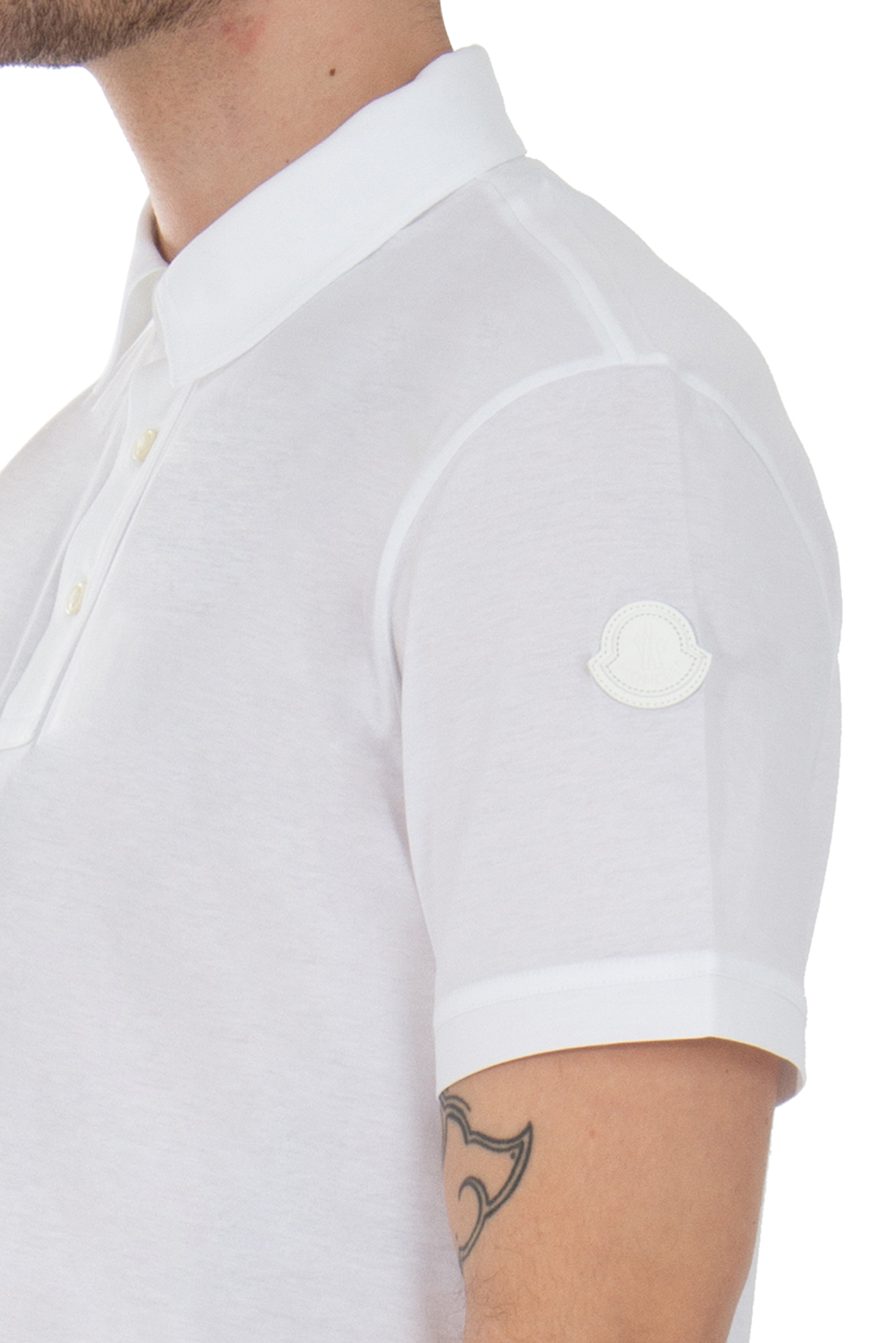 MONCLER Cotton Jersey Polo Shirt