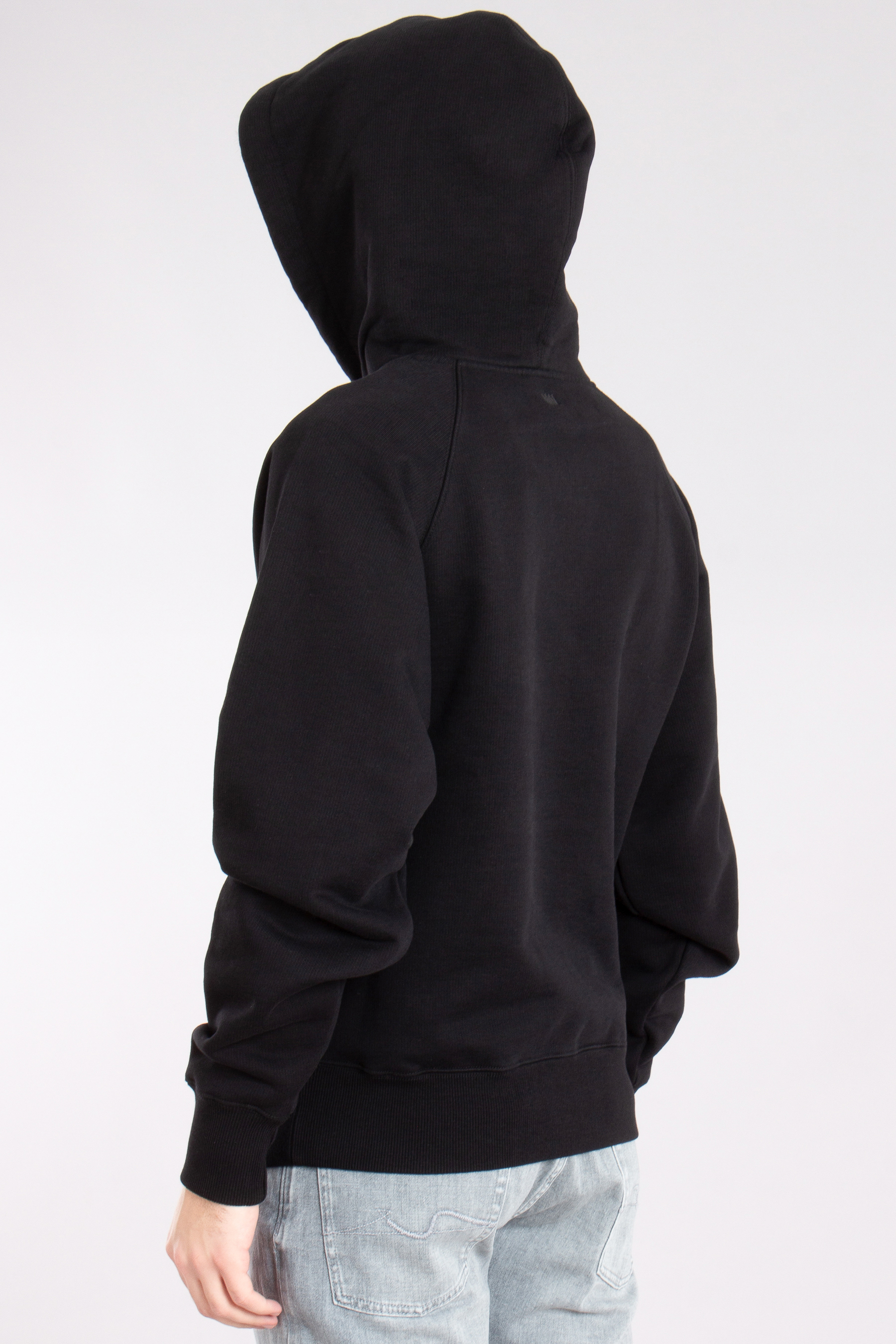 AMI PARIS Boxy Fit Ami de Coeur Organic Cotton Fleece Hoodie