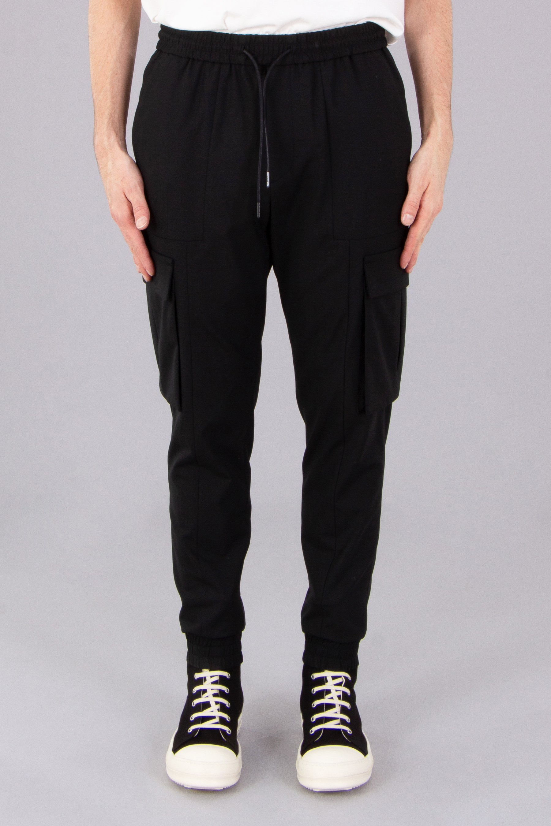 JUUN.J Relaxed Fit Wool Blend Cargo Pants