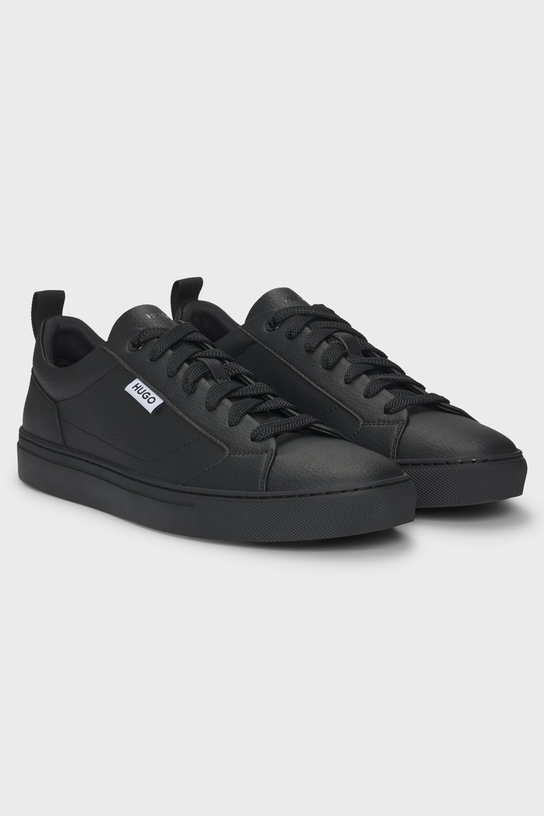 HUGO Grained Faux Leather Sneakers Morrie