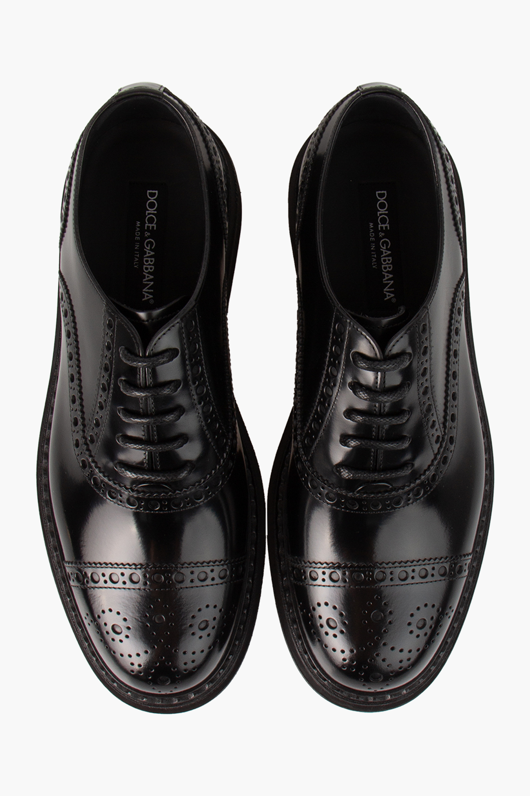 DOLCE & GABBANA Brushed Leather Oxfords