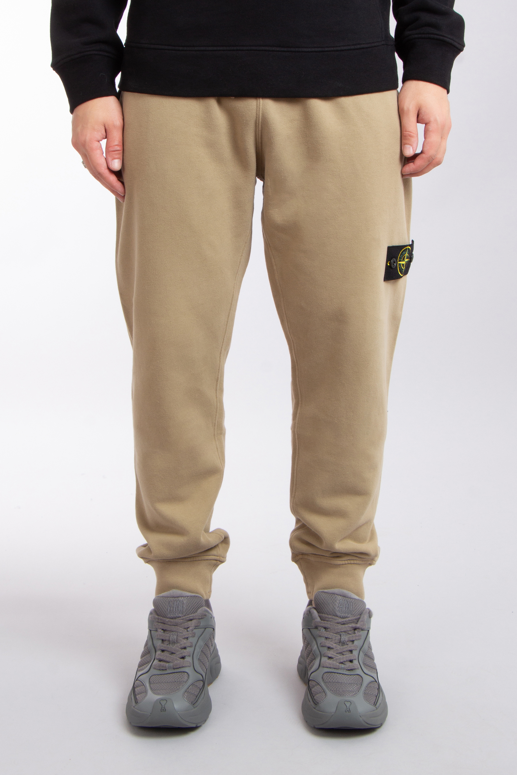 STONE ISLAND Brushed Organic Cotton Fleece Sweatpants