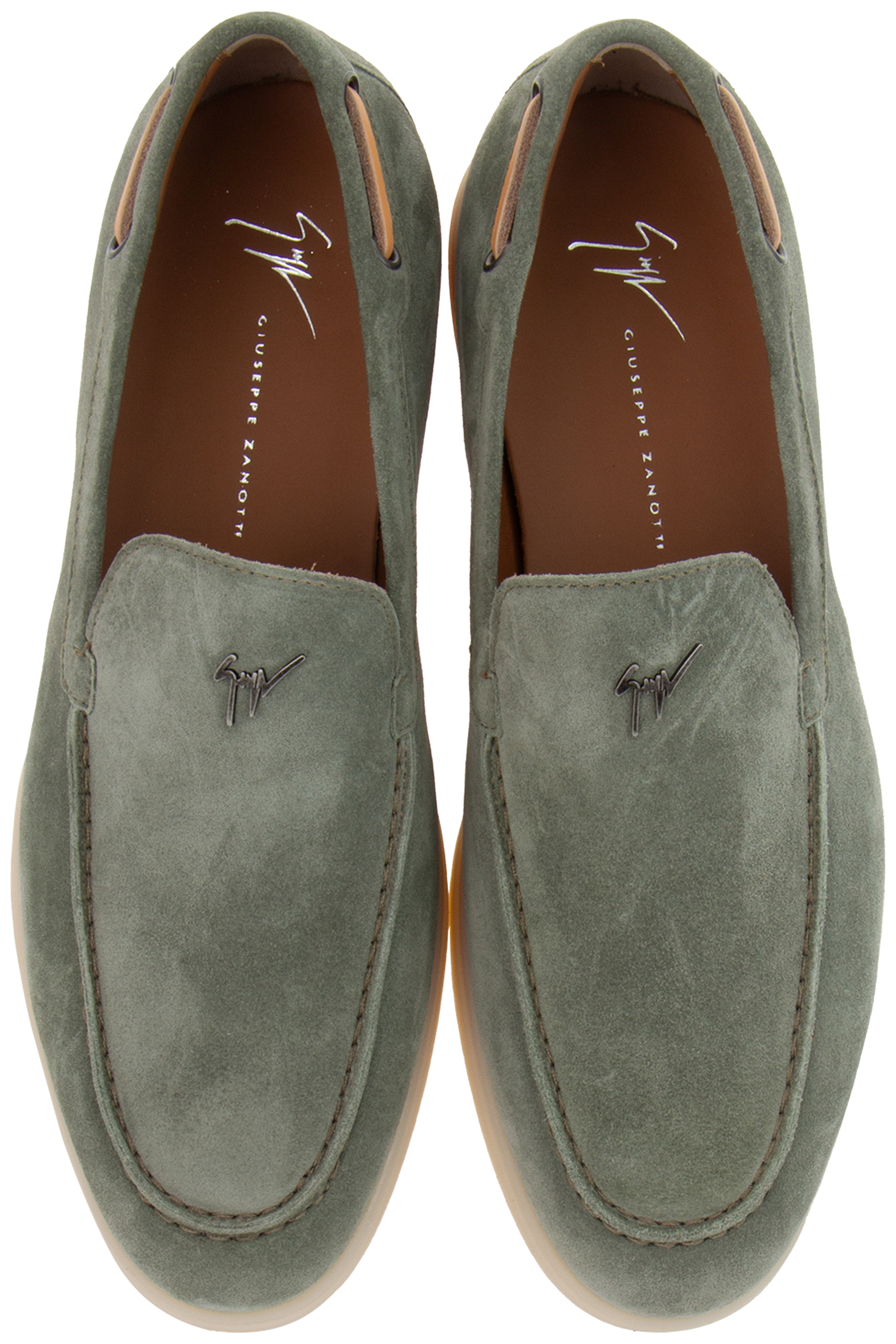 GIUSEPPE ZANOTTI Velour Boat Shoes The Maui