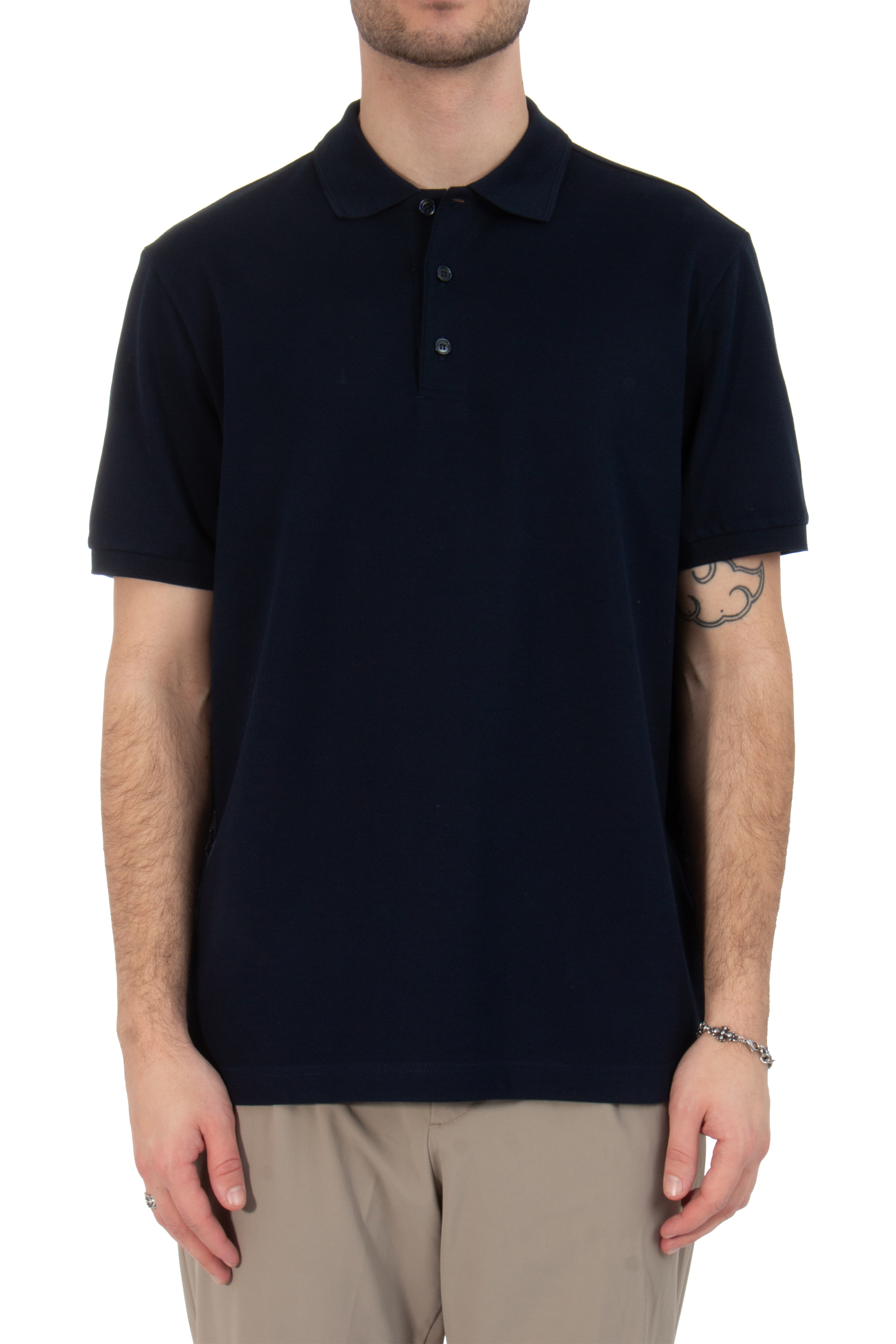 BRIONI Cotton Piqué Polo Shirt 