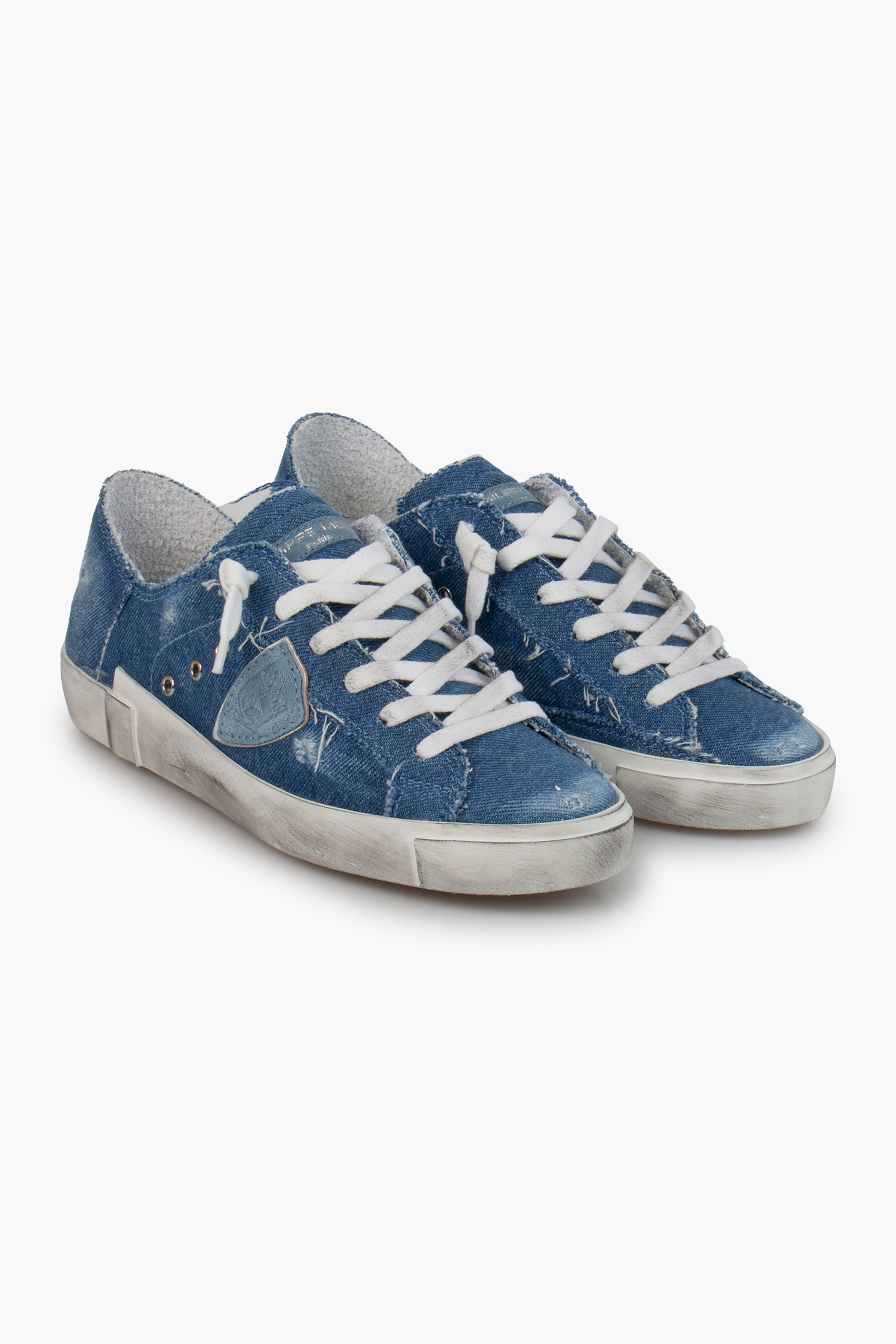 PHILIPPE MODEL Denim Sneakers Prsx Low