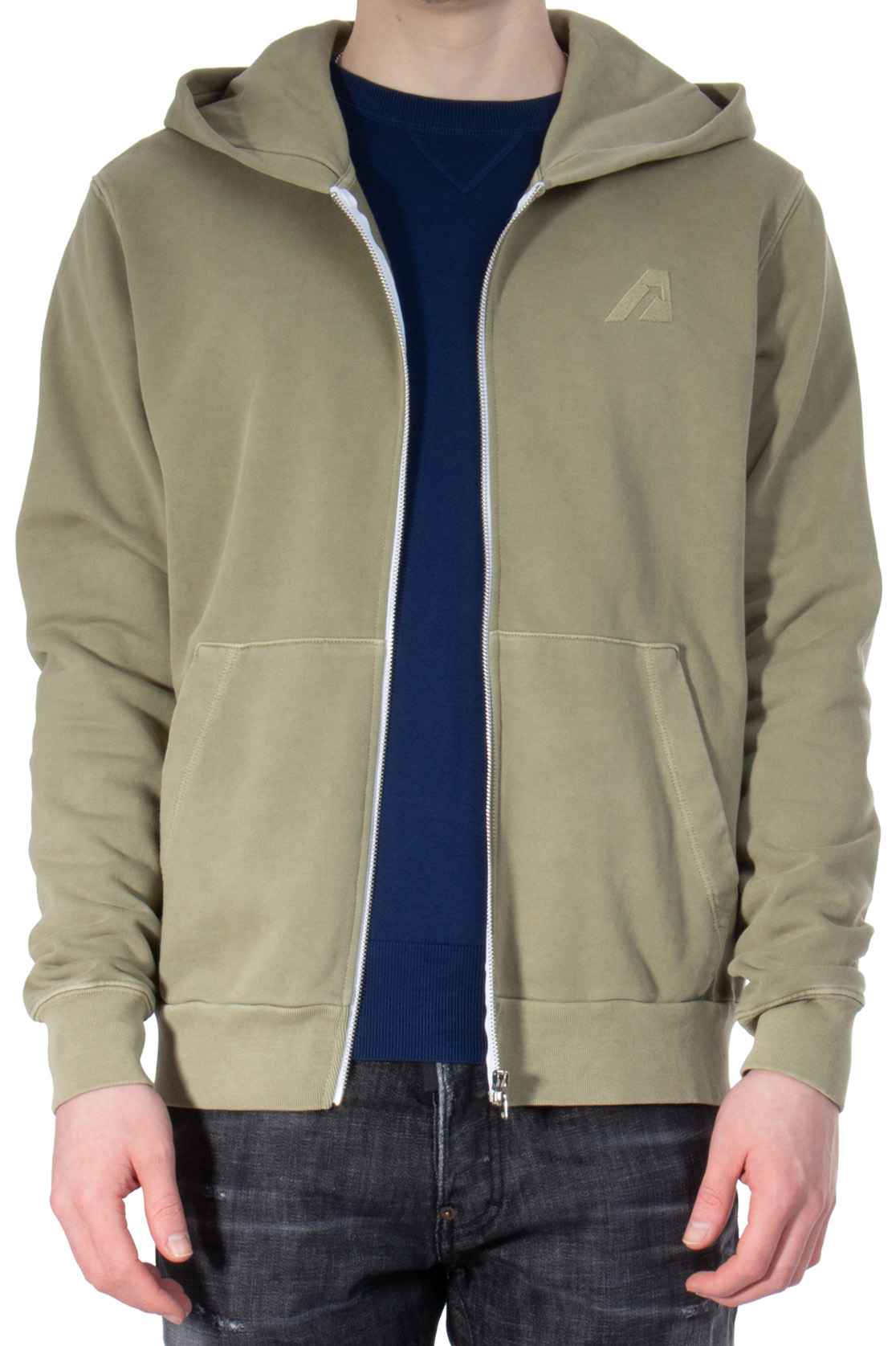 AUTRY Embroiderend Cotton Sweatjacket