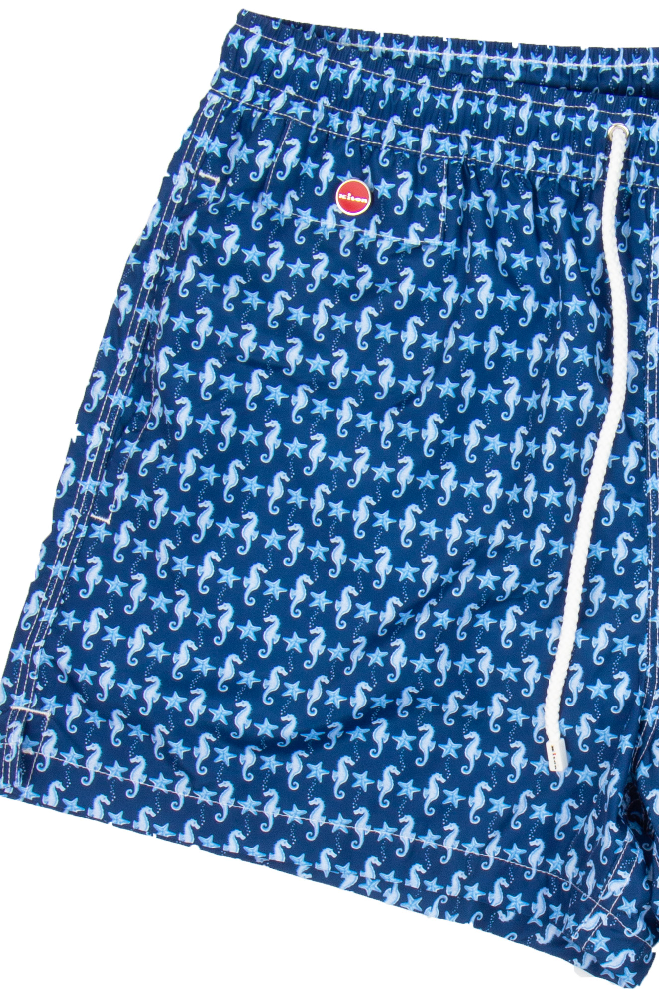 KITON Micro Pattern Swim Shorts