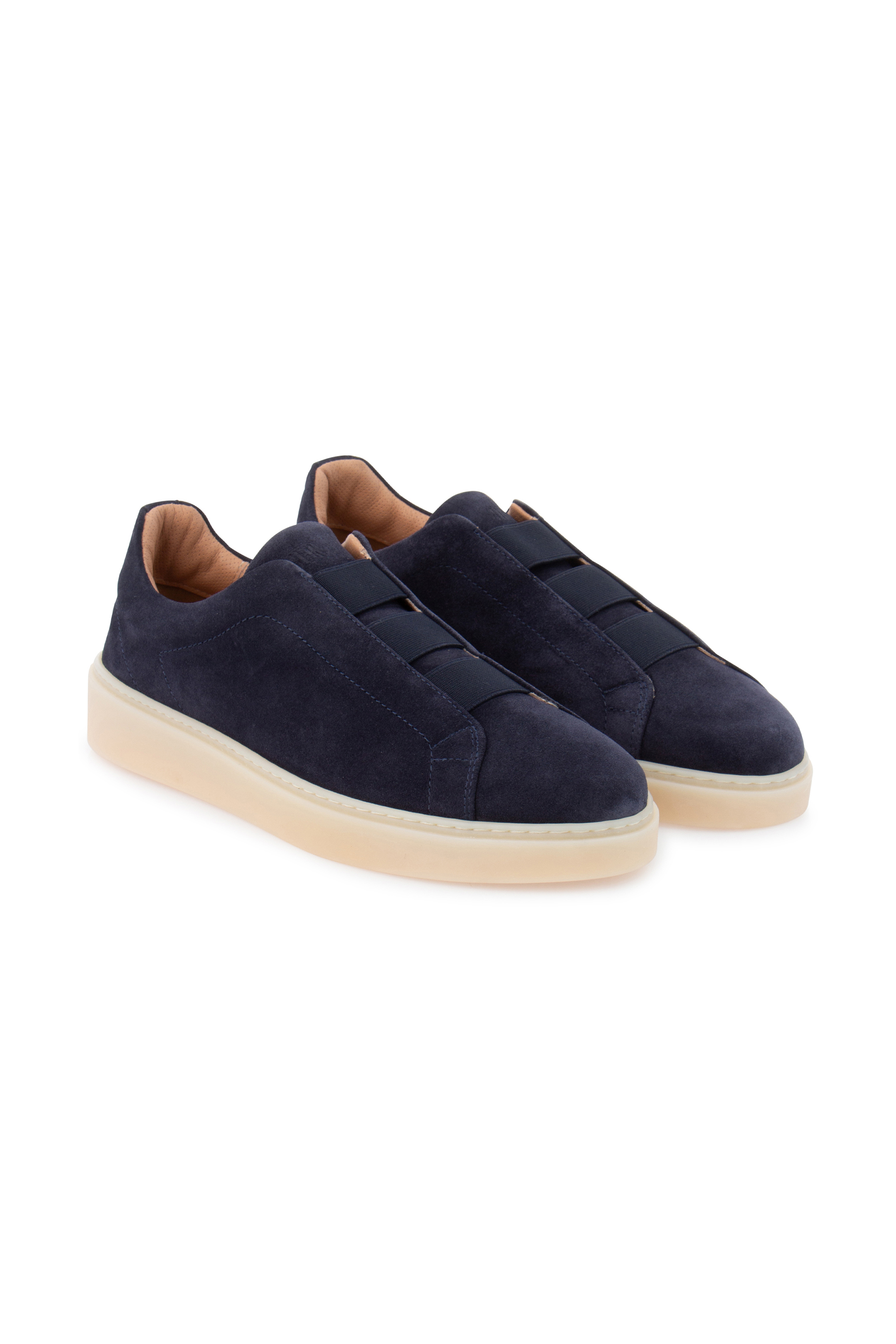 FABIANO RICCI Suede Slip On Sneakers