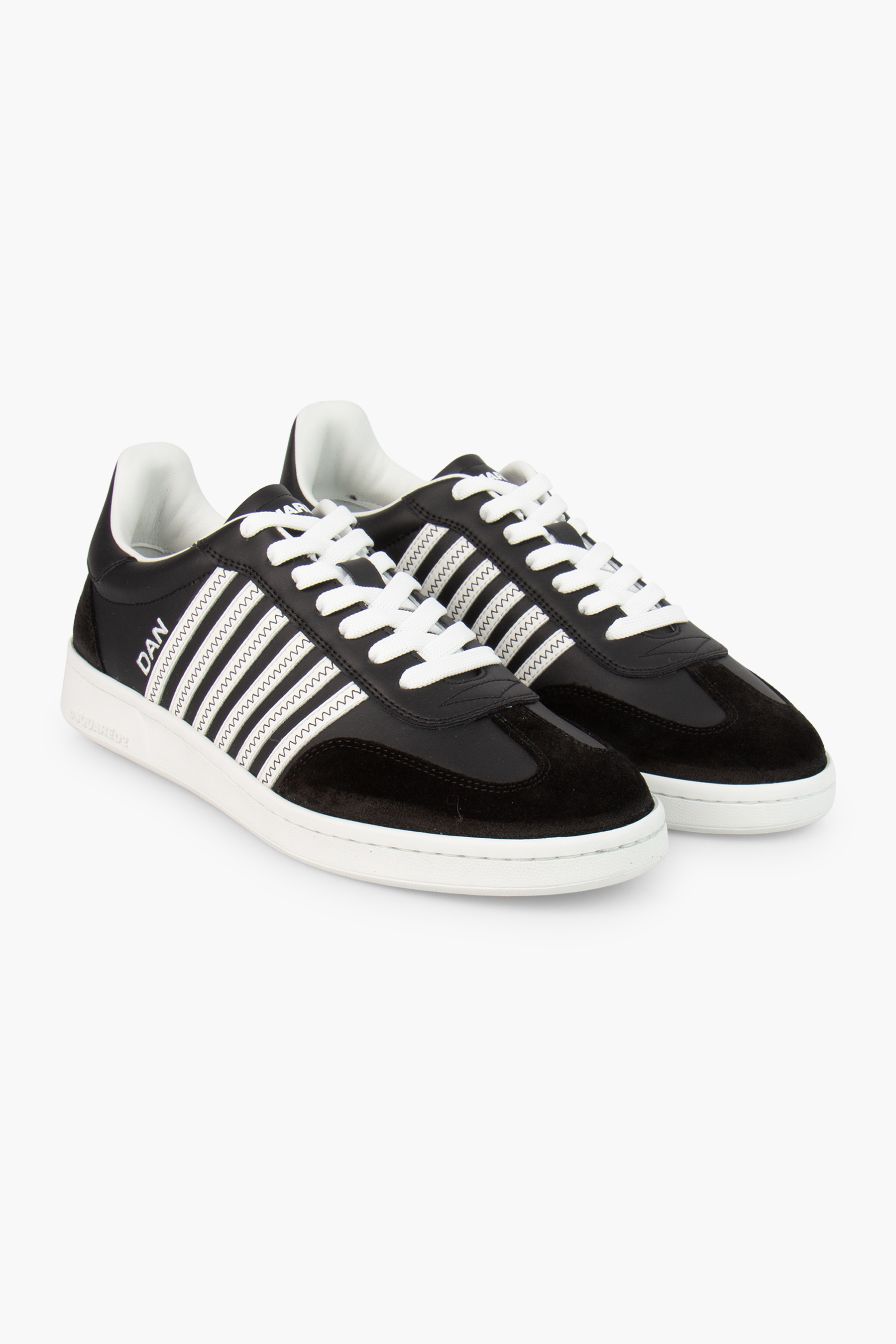 DSQUARED2 Leather & Suede Sneakers Boxer