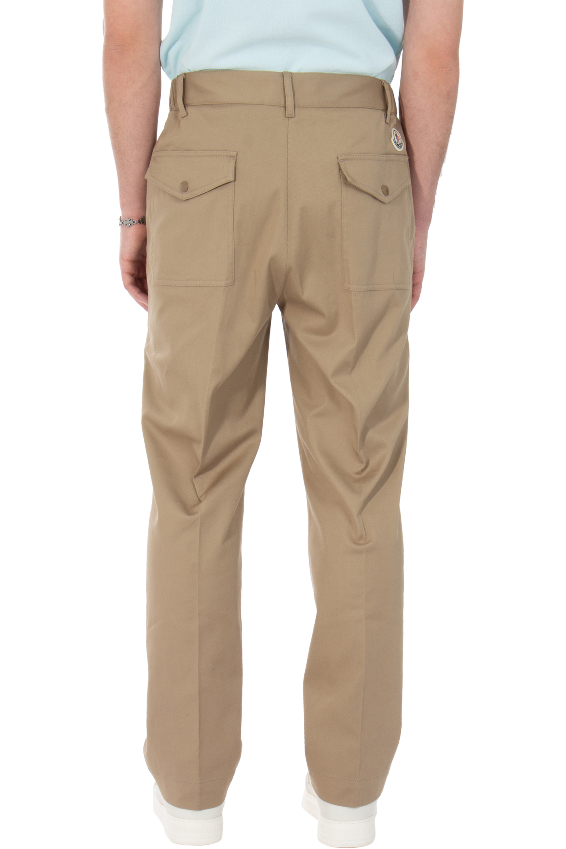 MONCLER Cotton Stretch Gabardine Pants