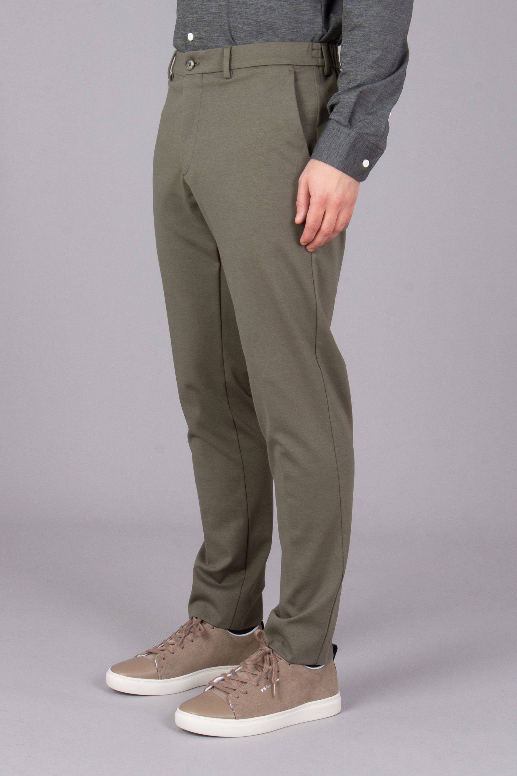 GTA Slim Fit Cotton Blend Strech Jersey Pants Davide