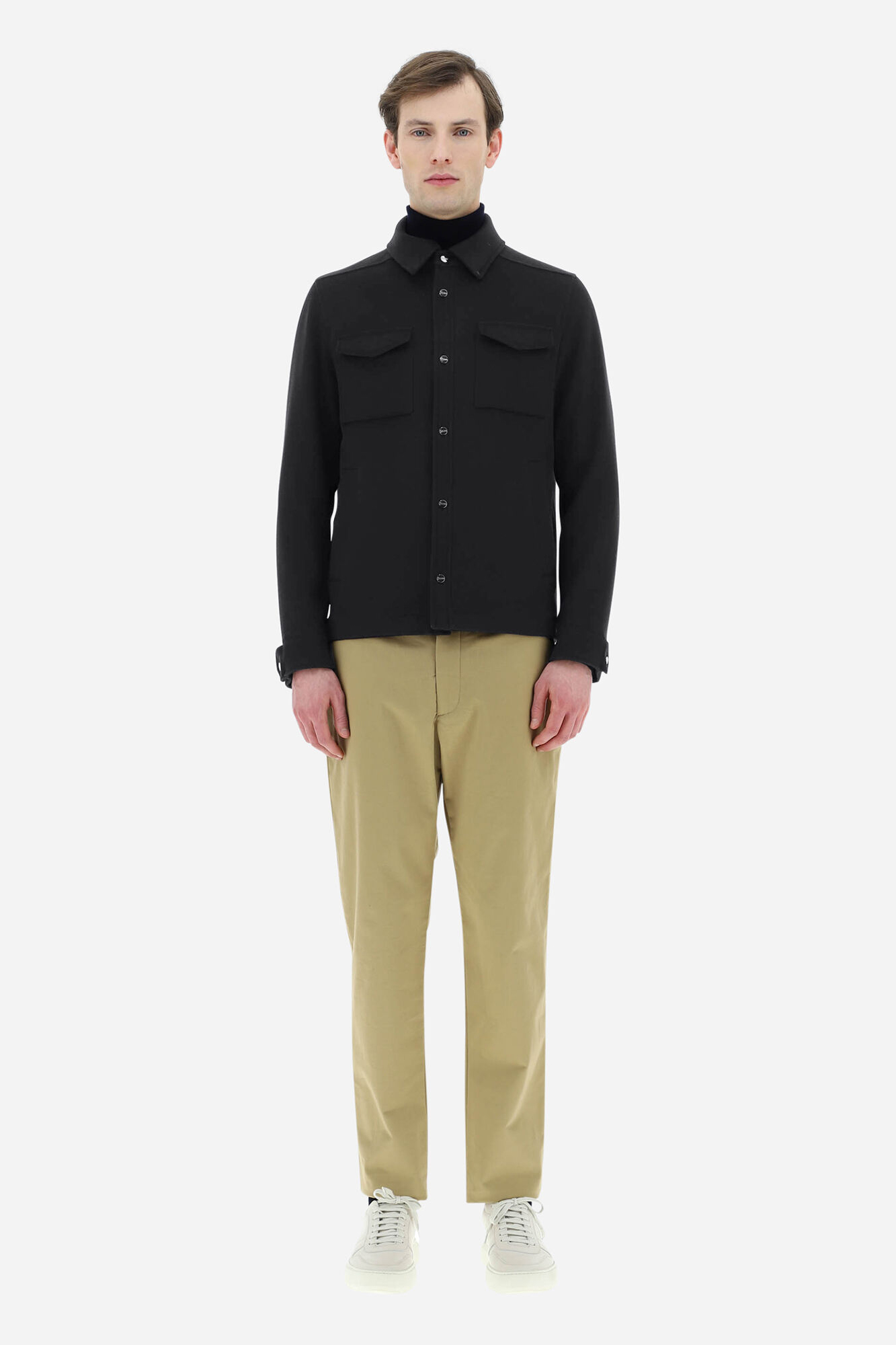 HERNO Wool-Cashmere Blend Overshirt