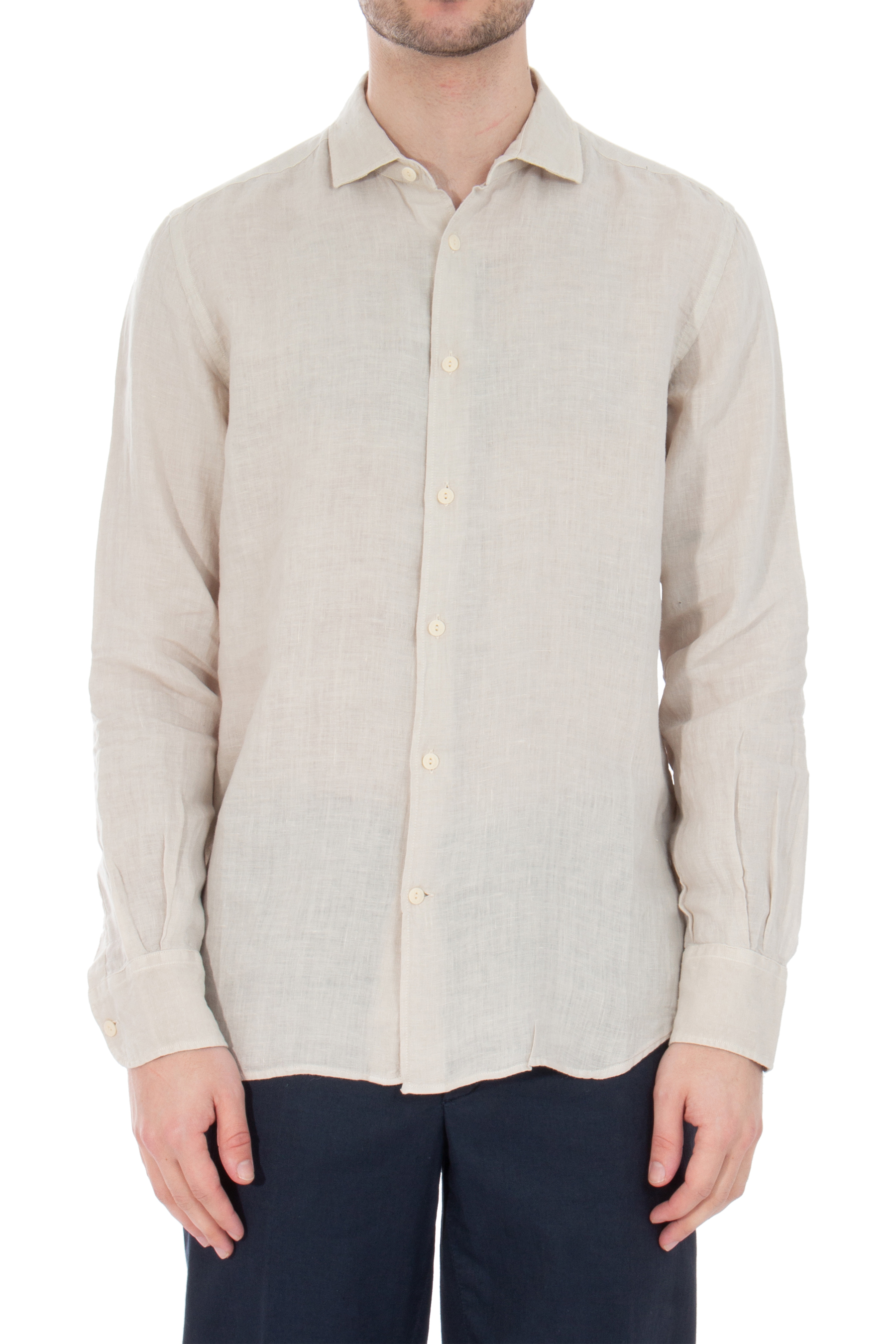 MC 2 SAINT BARTH Linen Shirt Pamplona