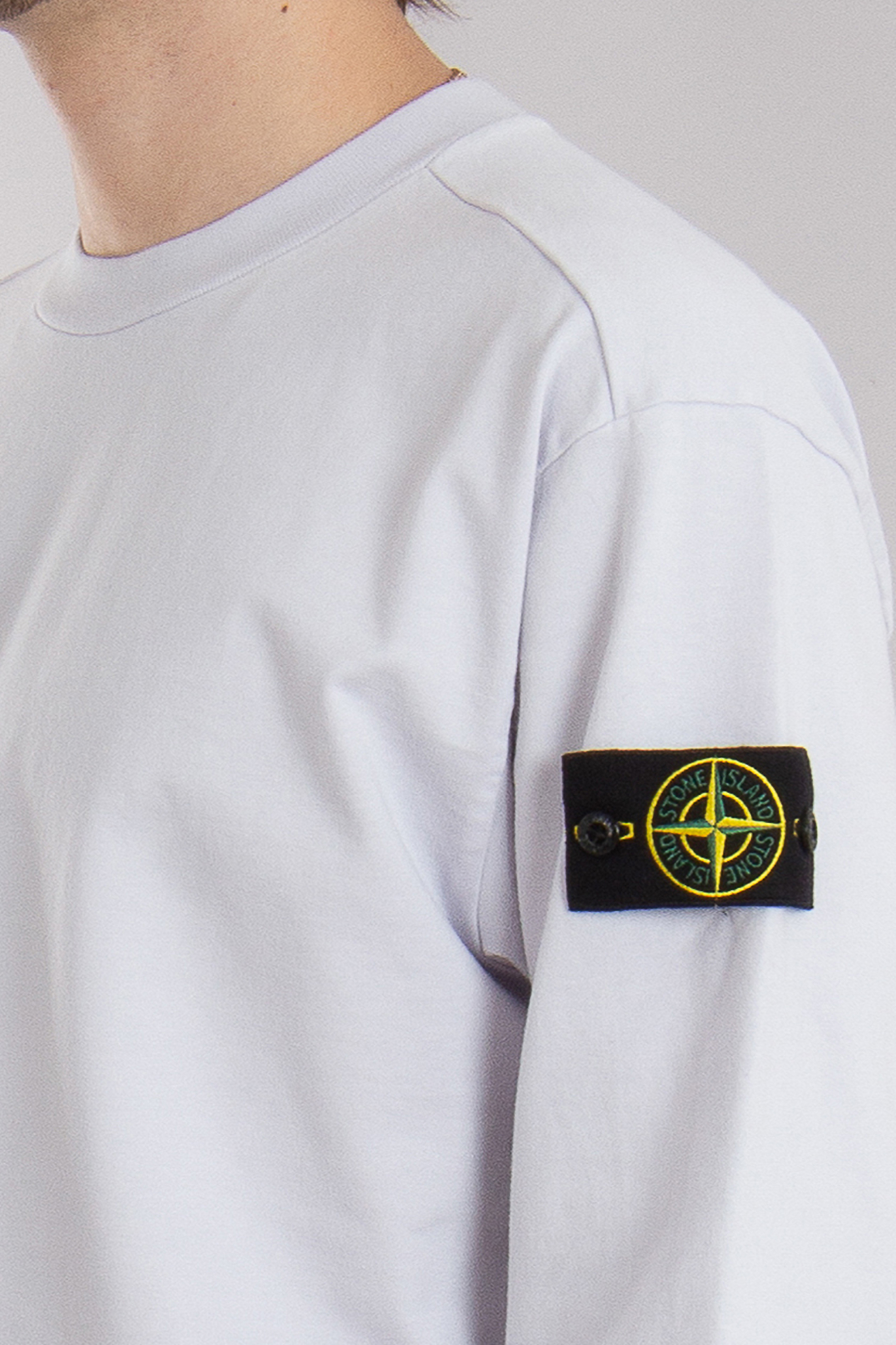 STONE ISLAND Garment Dyed Cotton Fleece Sweatshirt